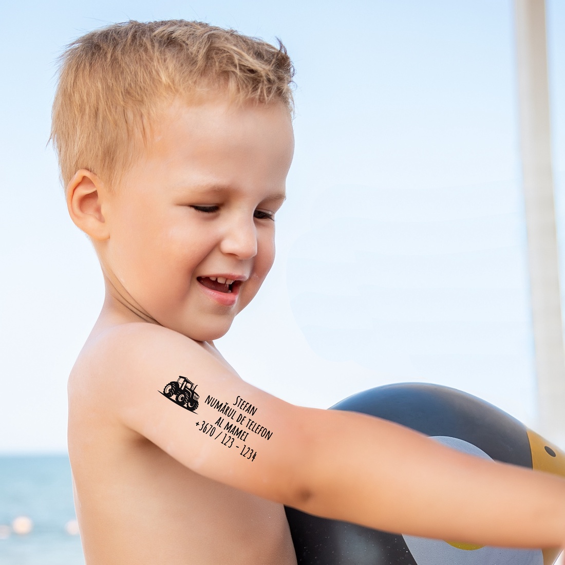 Tatuaj temporar cu numărul de telefon al părintelui (3 buc / pachet) - - Artynos.ro Tatuaj temporar cu numărul de telefon al părintelui (3 buc / pachet) - - Artynos.ro