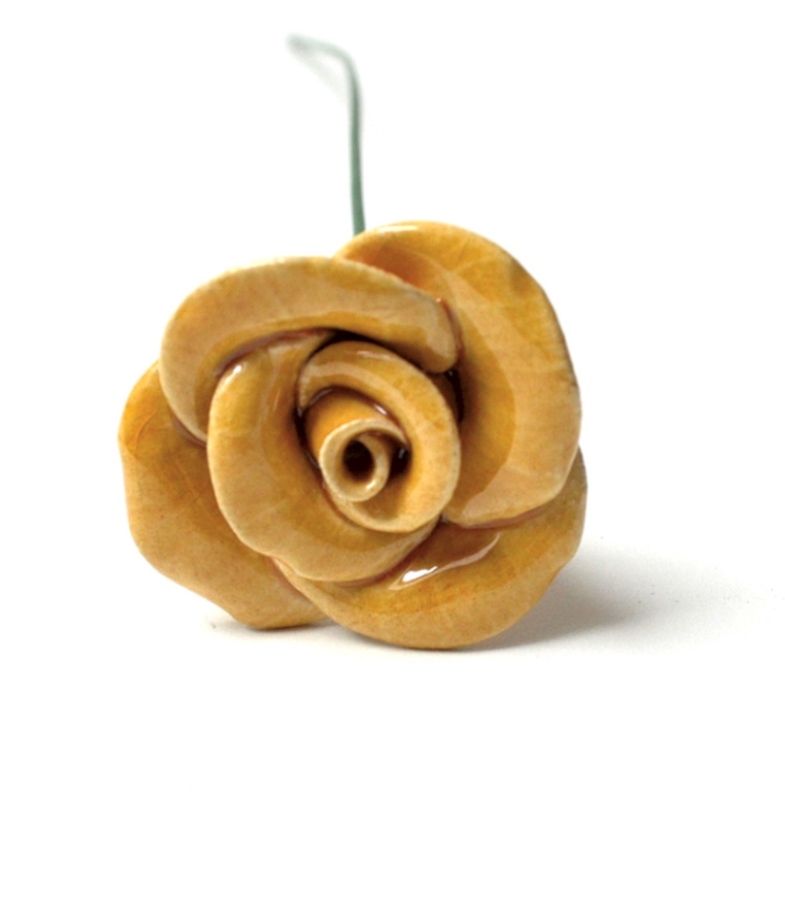 Trandafir din ceramică - casă & stil de viață - decorațiuni de casă - accesorii florale - buchete de flori - Artynos.ro