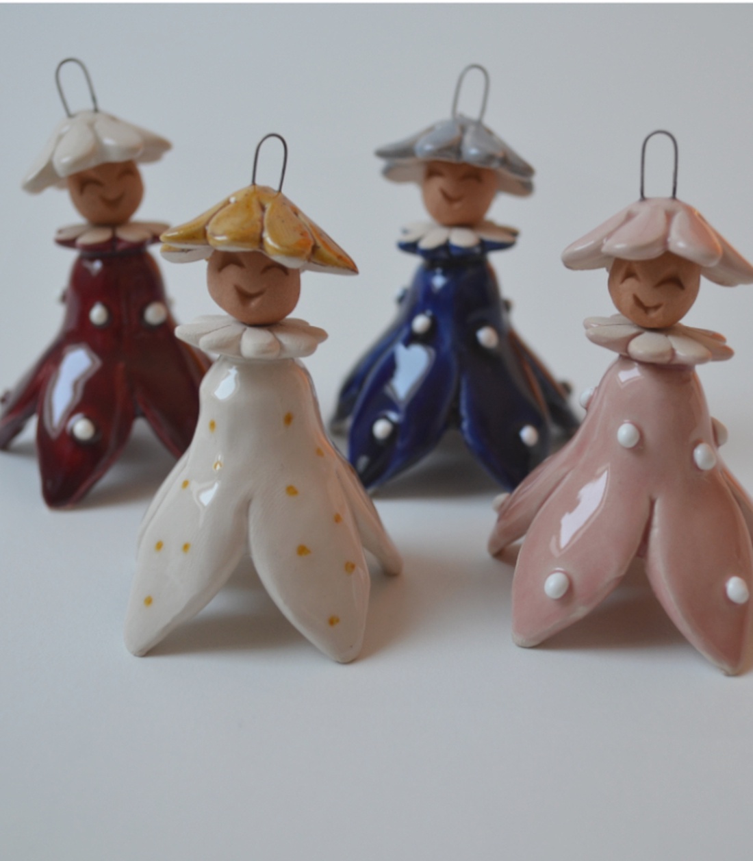 Zână din ceramică - casă & stil de viață - decorațiuni de casă - accesorii florale - buchete de flori - Artynos.ro