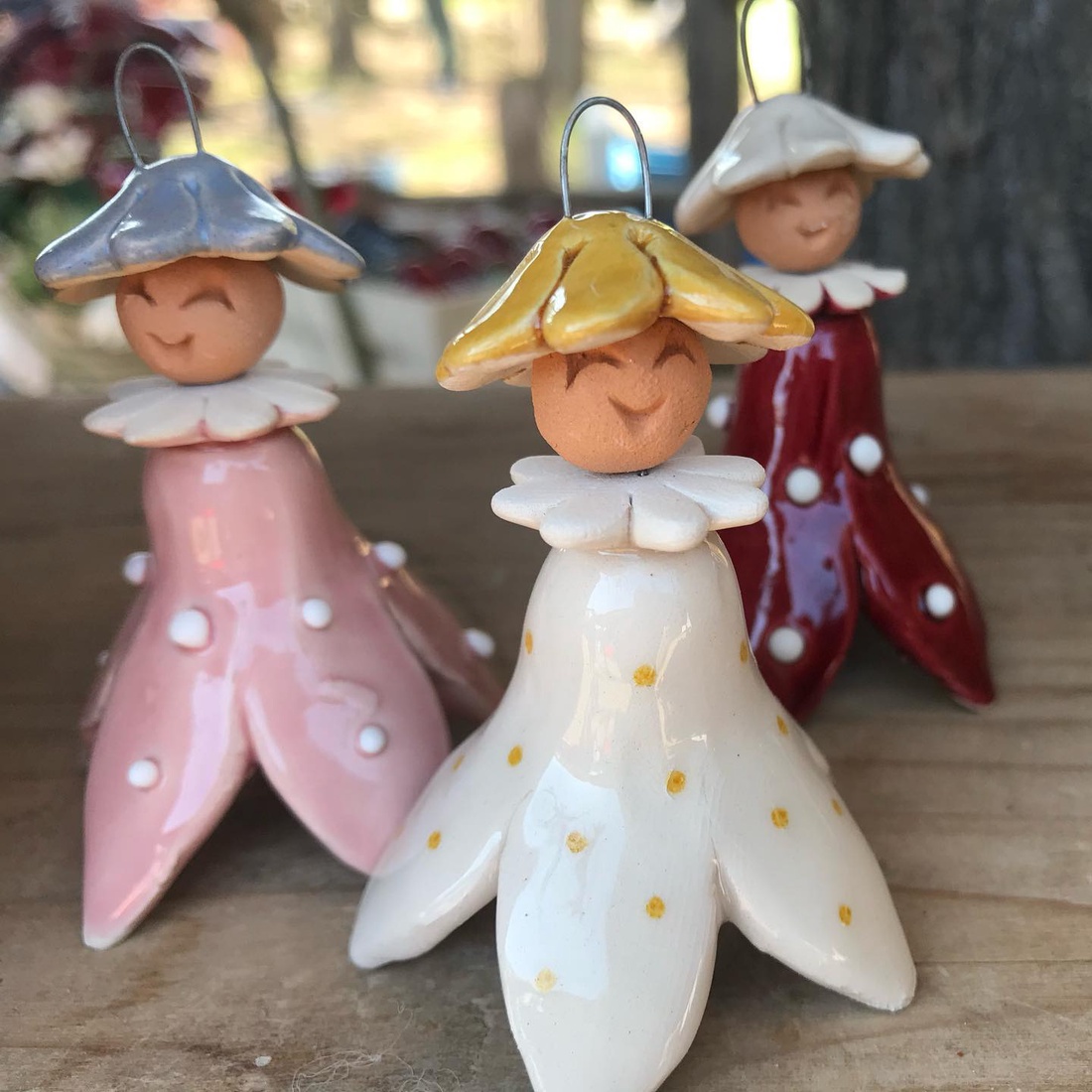 Zână din ceramică - casă & stil de viață - decorațiuni de casă - accesorii florale - buchete de flori - Artynos.ro