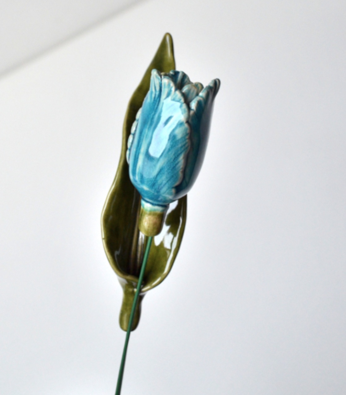 Buchet de flori din ceramică, albastru - casă & stil de viață - decorațiuni de casă - accesorii florale - buchete de flori - Artynos.ro