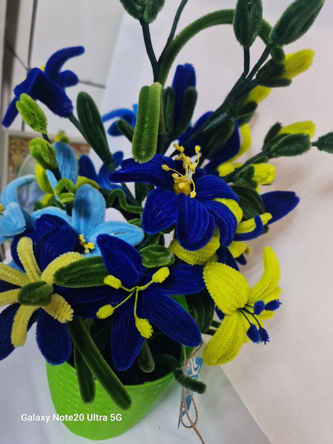 flori din sarma plusata - casă & stil de viață - accesorii pentru decorat casa - suport de flori - buchete de flori - Artynos.ro