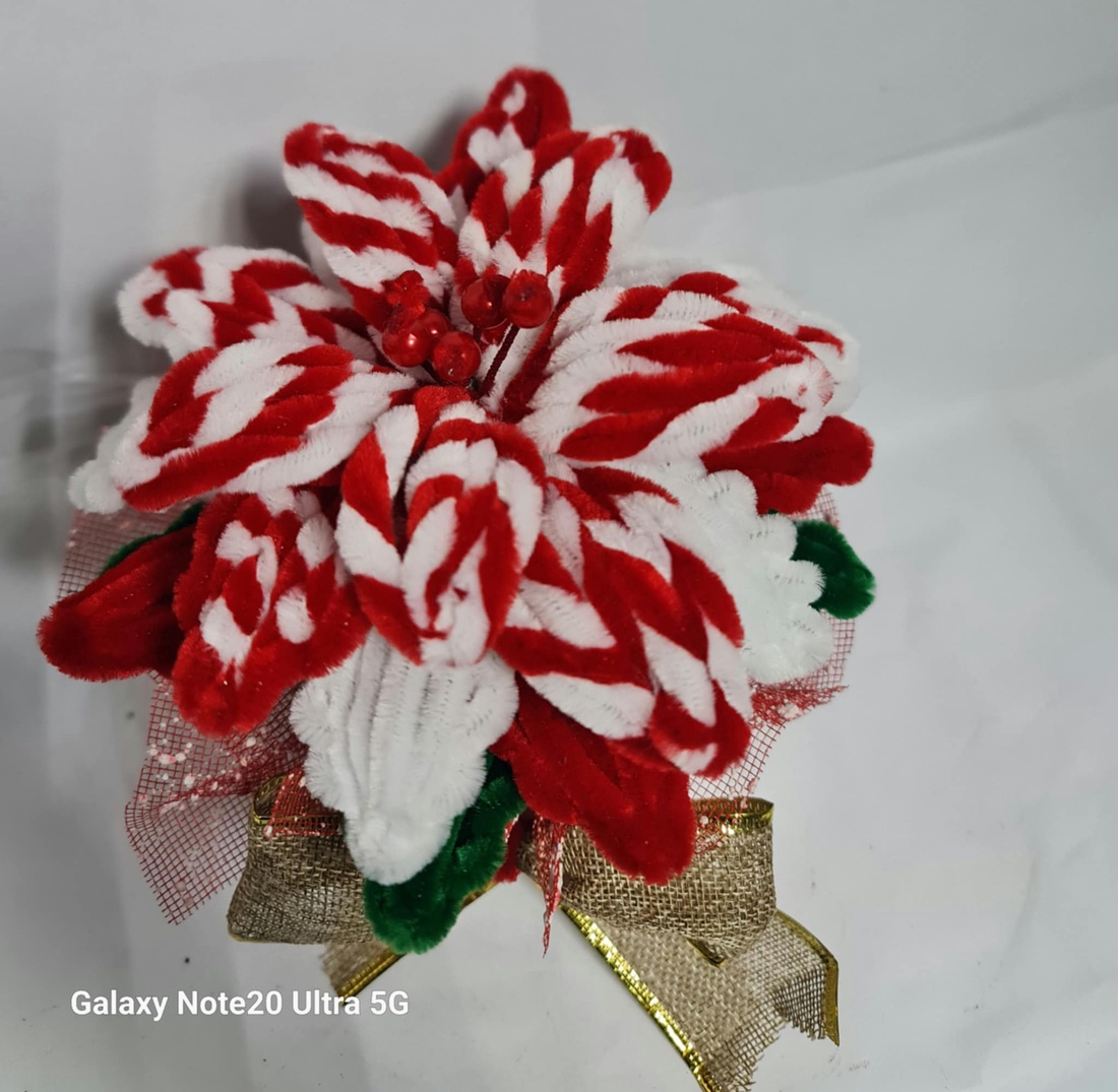 craciunita multicolora - accesorii de crăciun - cadou tematic de moș crăciun, decorațiuni - cadouri de moș crăciun - Artynos.ro