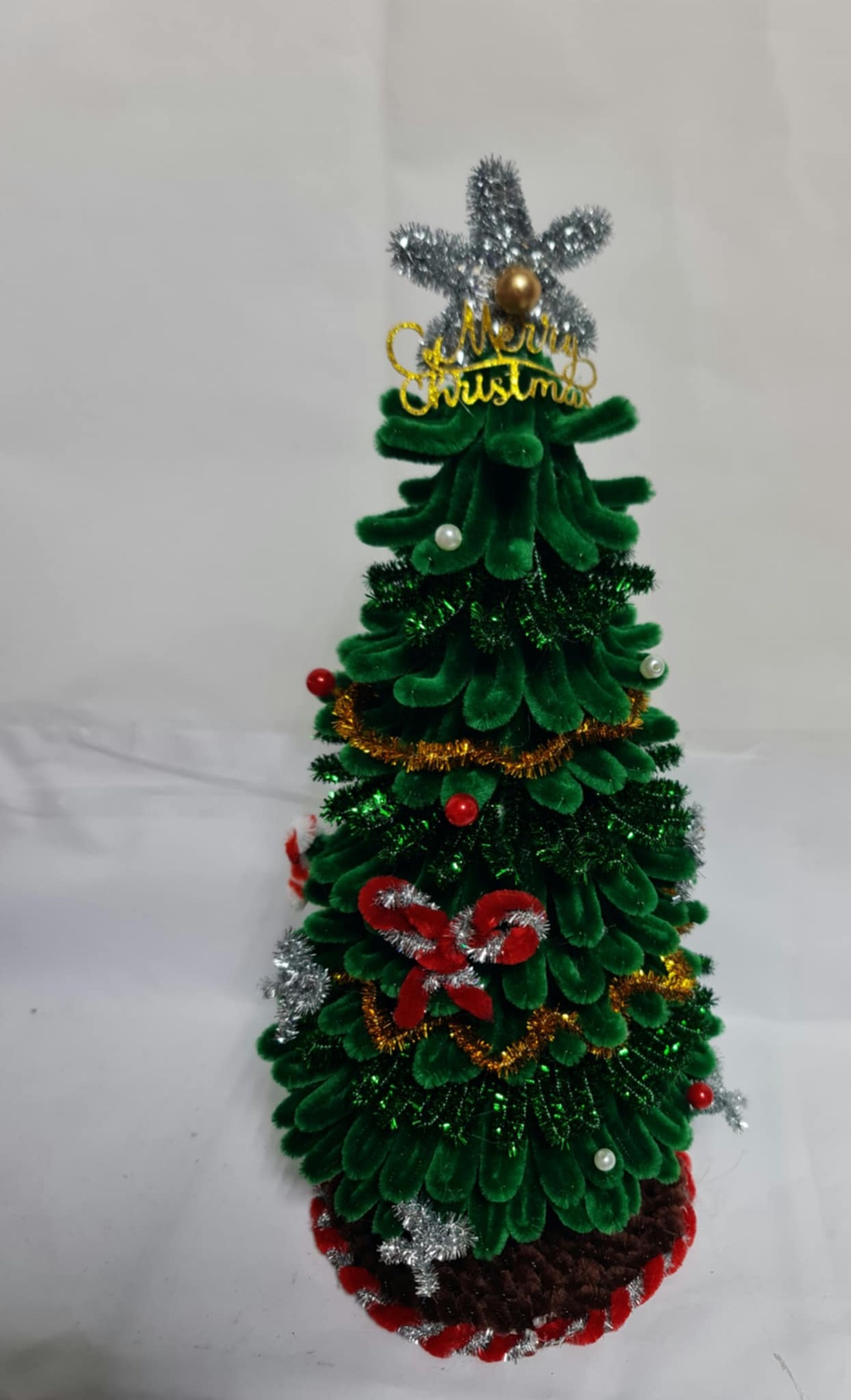 Brad din sarma plusata. - crăciun - decorațiuni de crăciun de casă - pom de crăciun  - Artynos.ro