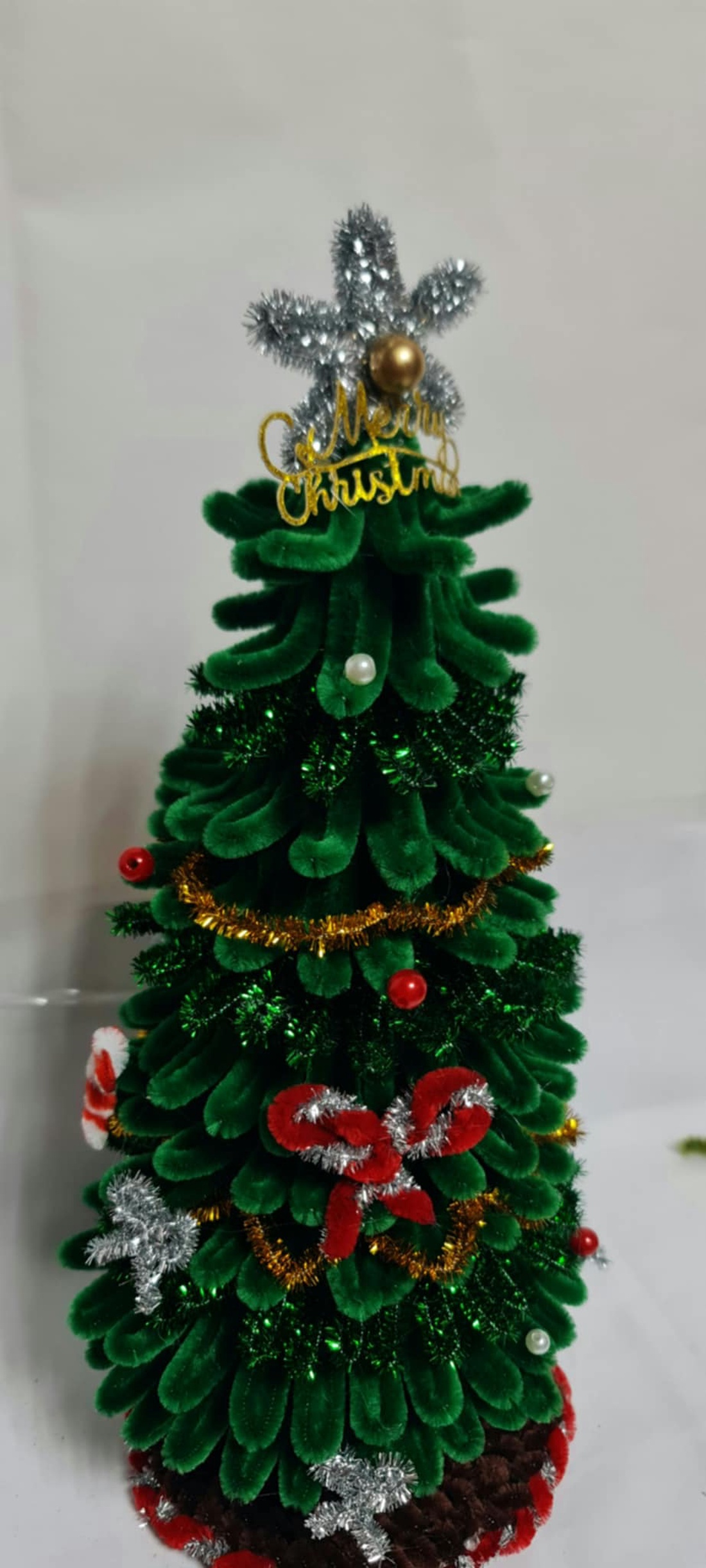 Brad din sarma plusata. - crăciun - decorațiuni de crăciun de casă - pom de crăciun  - Artynos.ro