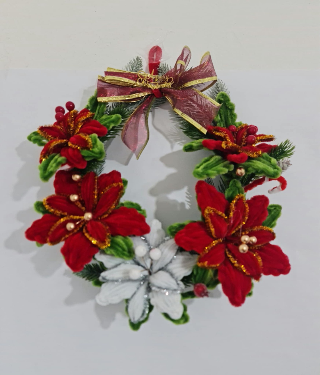 coronita de craciun - crăciun - decorațiuni de crăciun de casă - decorațiuni pentru ușă de crăciun - Artynos.ro