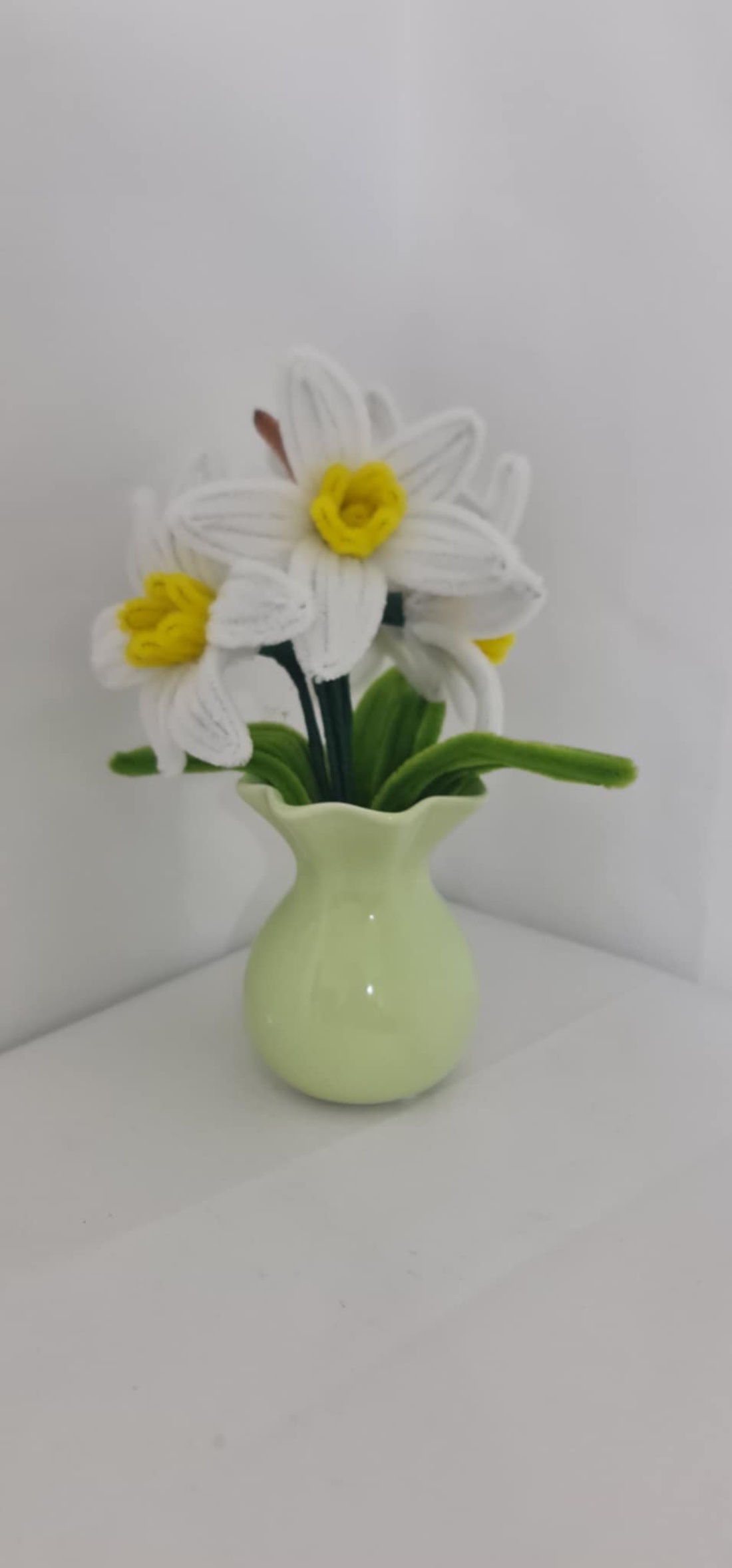 narcise albe - accessorii și unelte - obiecte de decorare - textil de decorare - Artynos.ro