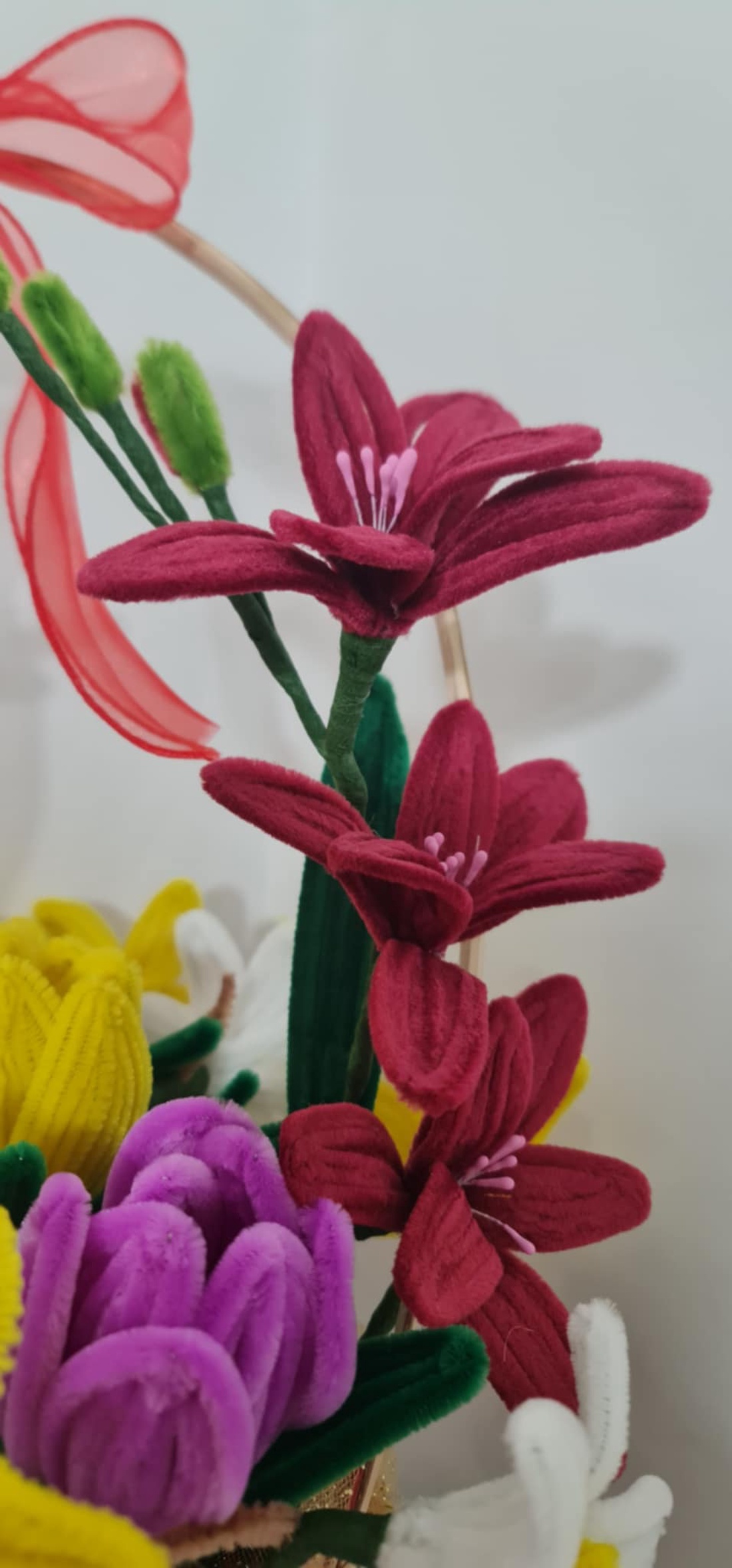 Cos cu flori de primavara. - casă & stil de viață - decorațiuni de casă - decorațiuni de masă și rafturi - boluri decorative - Artynos.ro