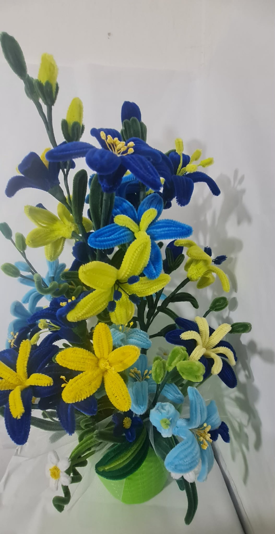 flori din sarma plusata - casă & stil de viață - decorațiuni de casă - accesorii florale - flori în ghiveci - Artynos.ro
