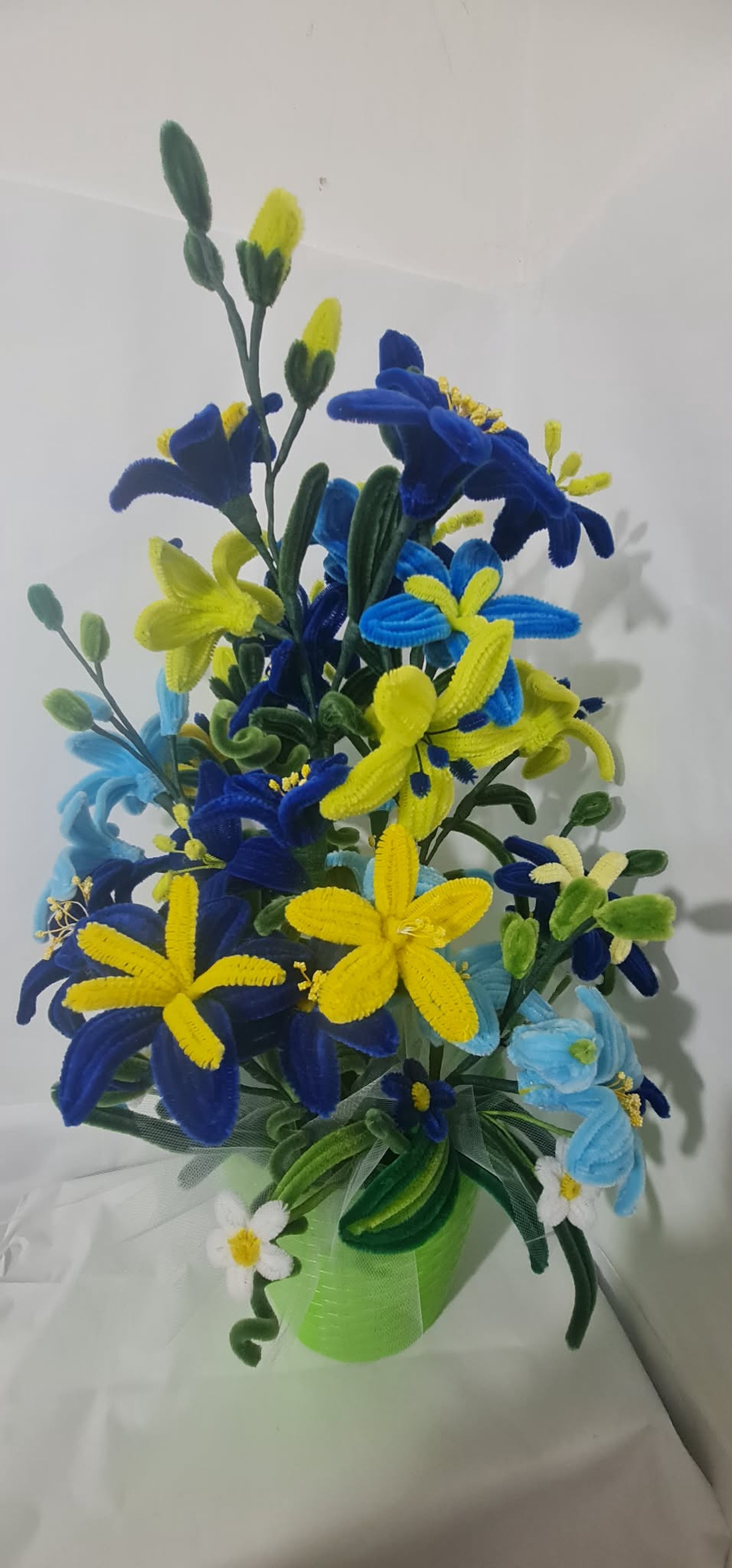 flori din sarma plusata - casă & stil de viață - decorațiuni de casă - accesorii florale - flori în ghiveci - Artynos.ro