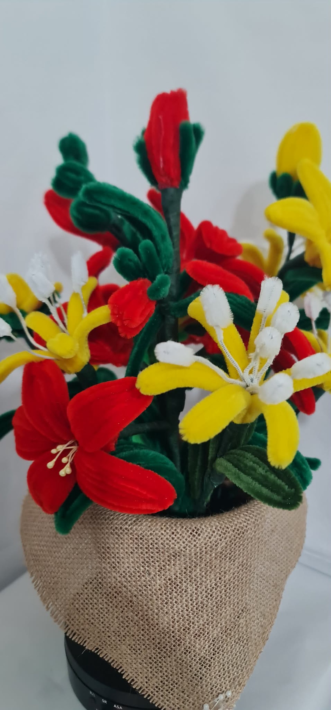 flori din sarma plusata - casă & stil de viață - decorațiuni de casă - accesorii florale - flori în ghiveci - Artynos.ro