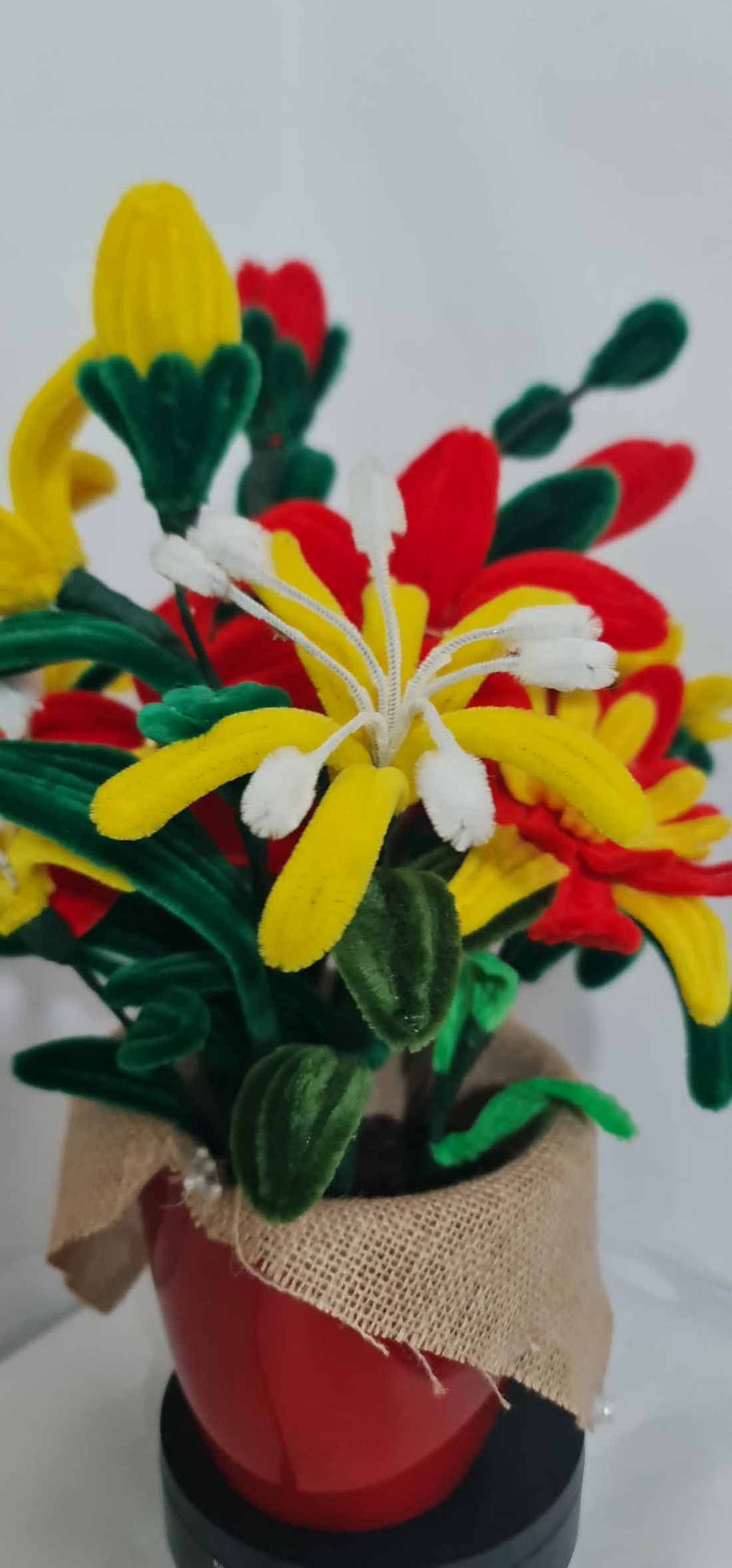 flori din sarma plusata - casă & stil de viață - decorațiuni de casă - accesorii florale - flori în ghiveci - Artynos.ro