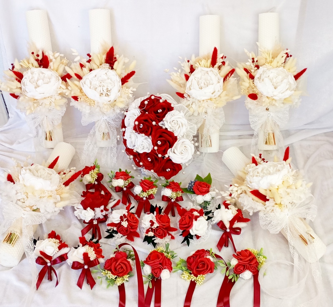 Set nuntă - accesorii nuntă - buchet mireasă - Artynos.ro Set nuntă - accesorii nuntă - buchet mireasă - Artynos.ro