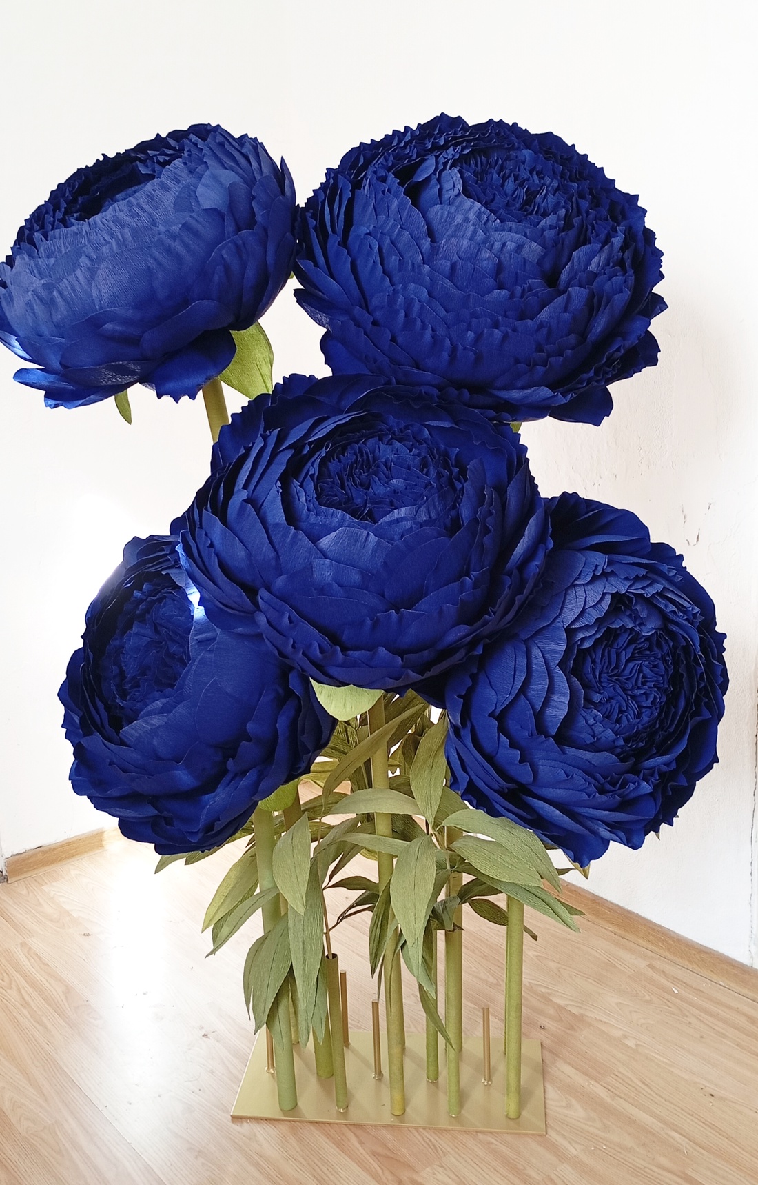 Bujori giganti din hârtie floristica - casă & stil de viață - accesorii pentru decorat casa - suport de flori - accesorii florale - Artynos.ro