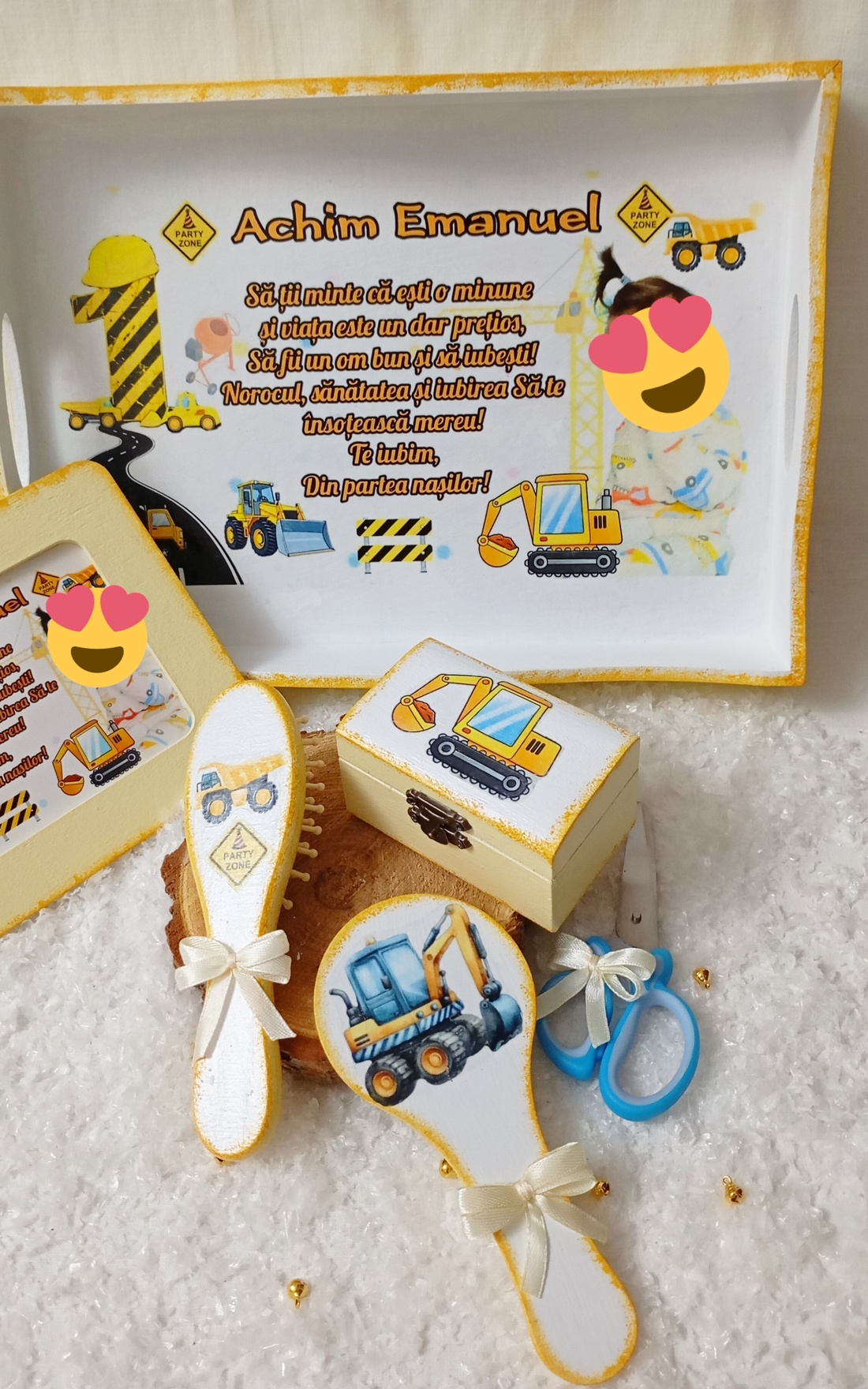 Tavă pentru tăierea moțului  - jucării și echipamente pentru copii - daruri de botez - Artynos.ro