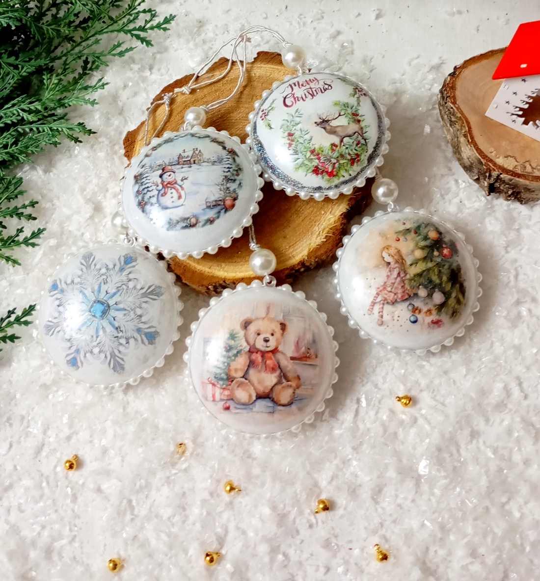 Globuri de Craciun - crăciun - decorațiuni de crăciun de casă - globuri de crăciun - Artynos.ro