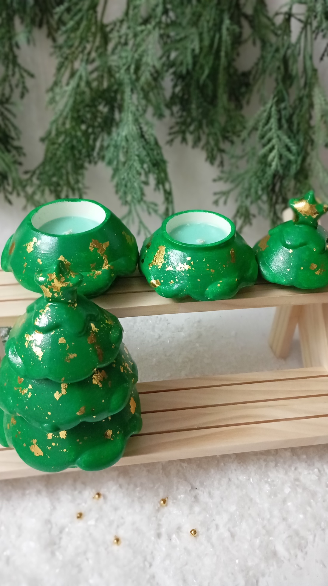 Brad ceramică  - crăciun - decorațiuni de crăciun de casă - lumânări parfumate de crăciun - Artynos.ro