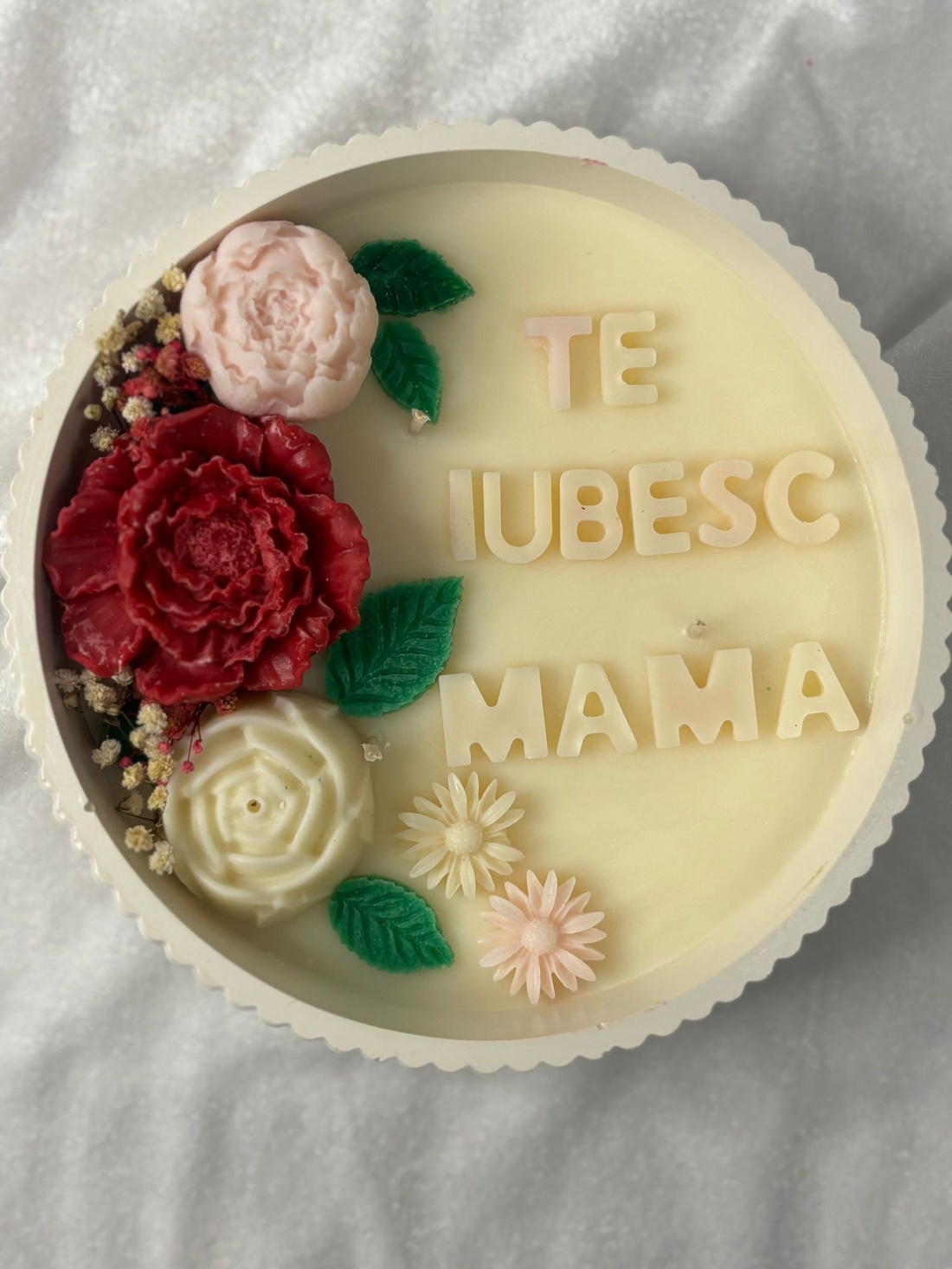 Lumânare handmade,, Te iubesc mama,, - casă & stil de viață - lumânări, parfumuri, arome - ceară parfumată - Artynos.ro