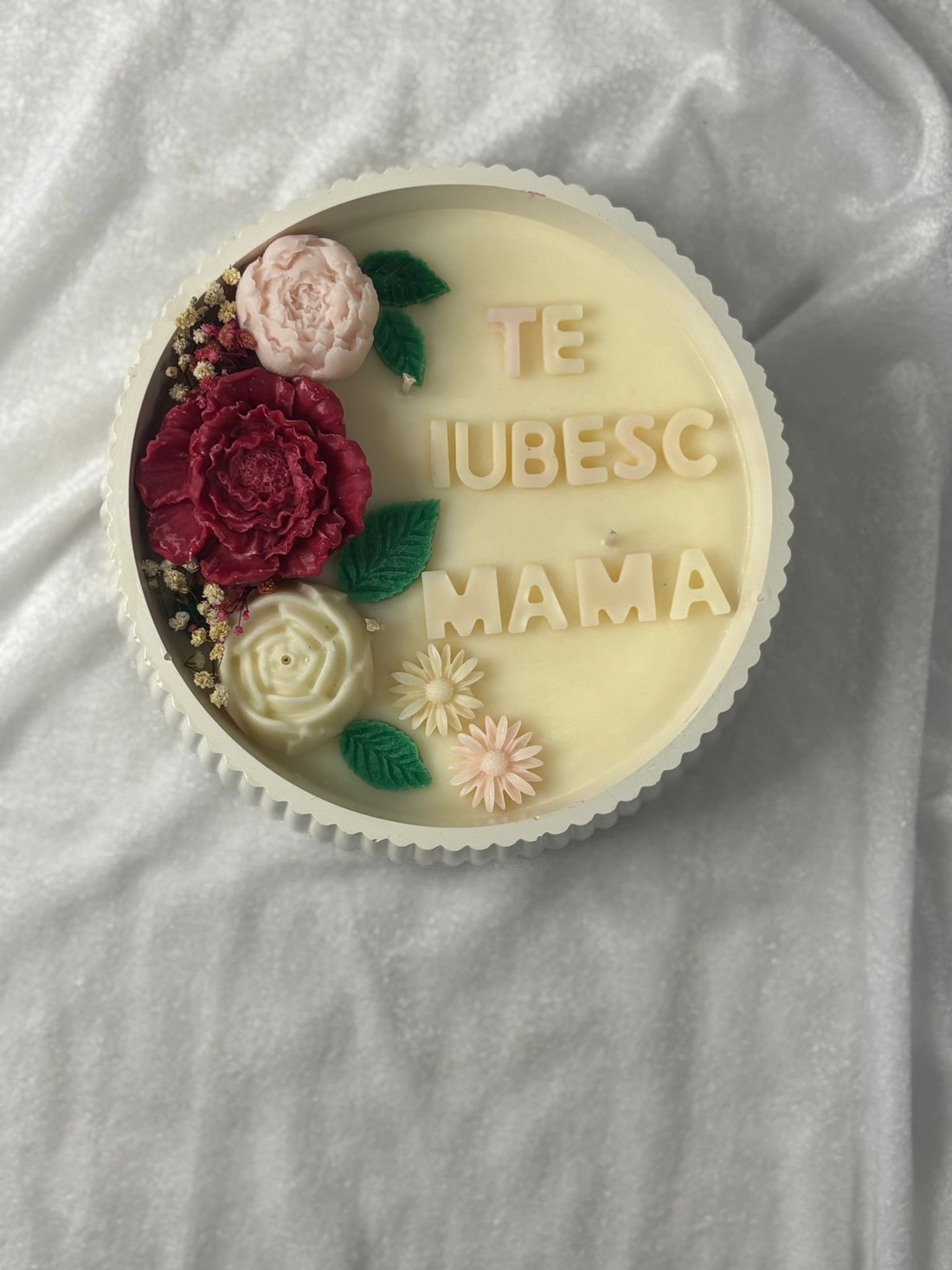 Lumânare handmade,, Te iubesc mama,, - casă & stil de viață - lumânări, parfumuri, arome - ceară parfumată - Artynos.ro