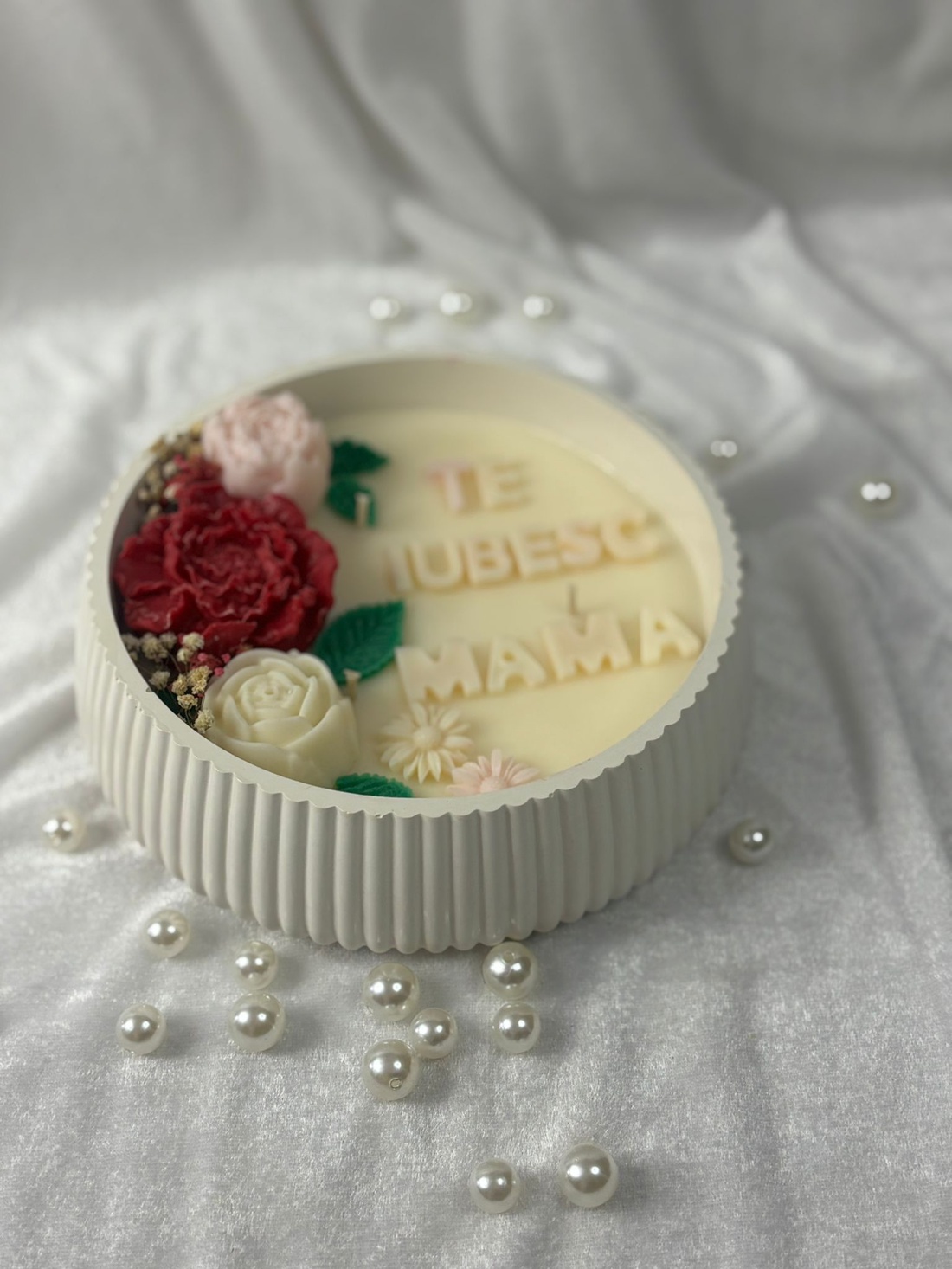 Lumânare handmade,, Te iubesc mama,, - casă & stil de viață - lumânări, parfumuri, arome - ceară parfumată - Artynos.ro