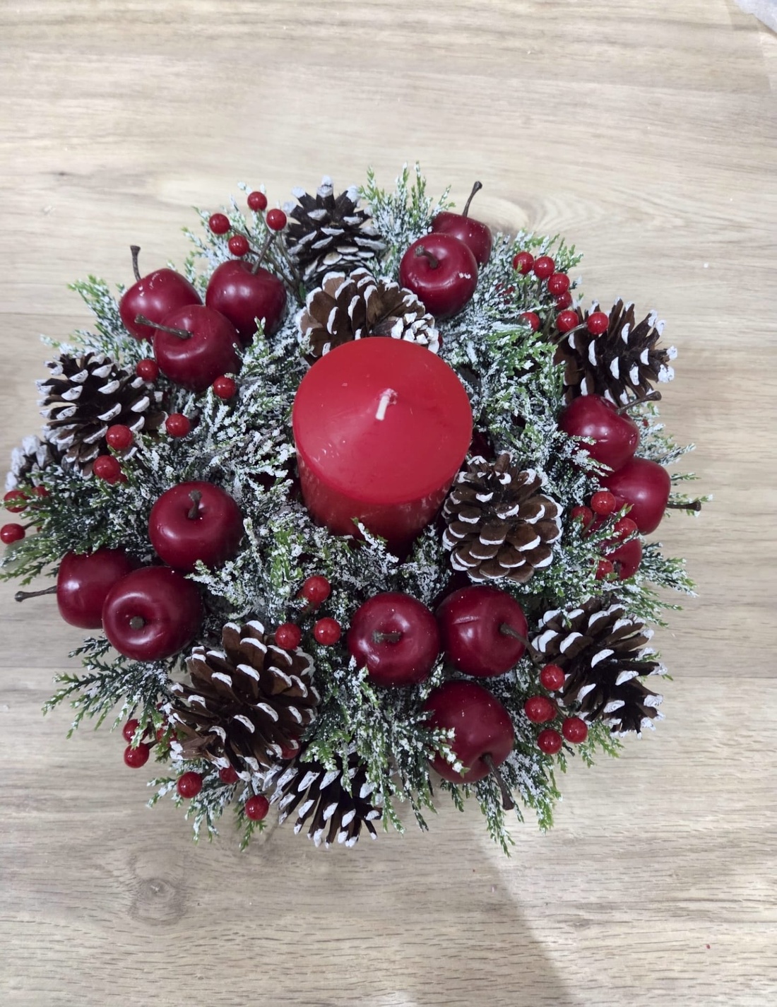 Aranjament pentru masa de Craciun  - crăciun - decorațiuni de crăciun de casă - decor pentru masă de crăciun - Artynos.ro