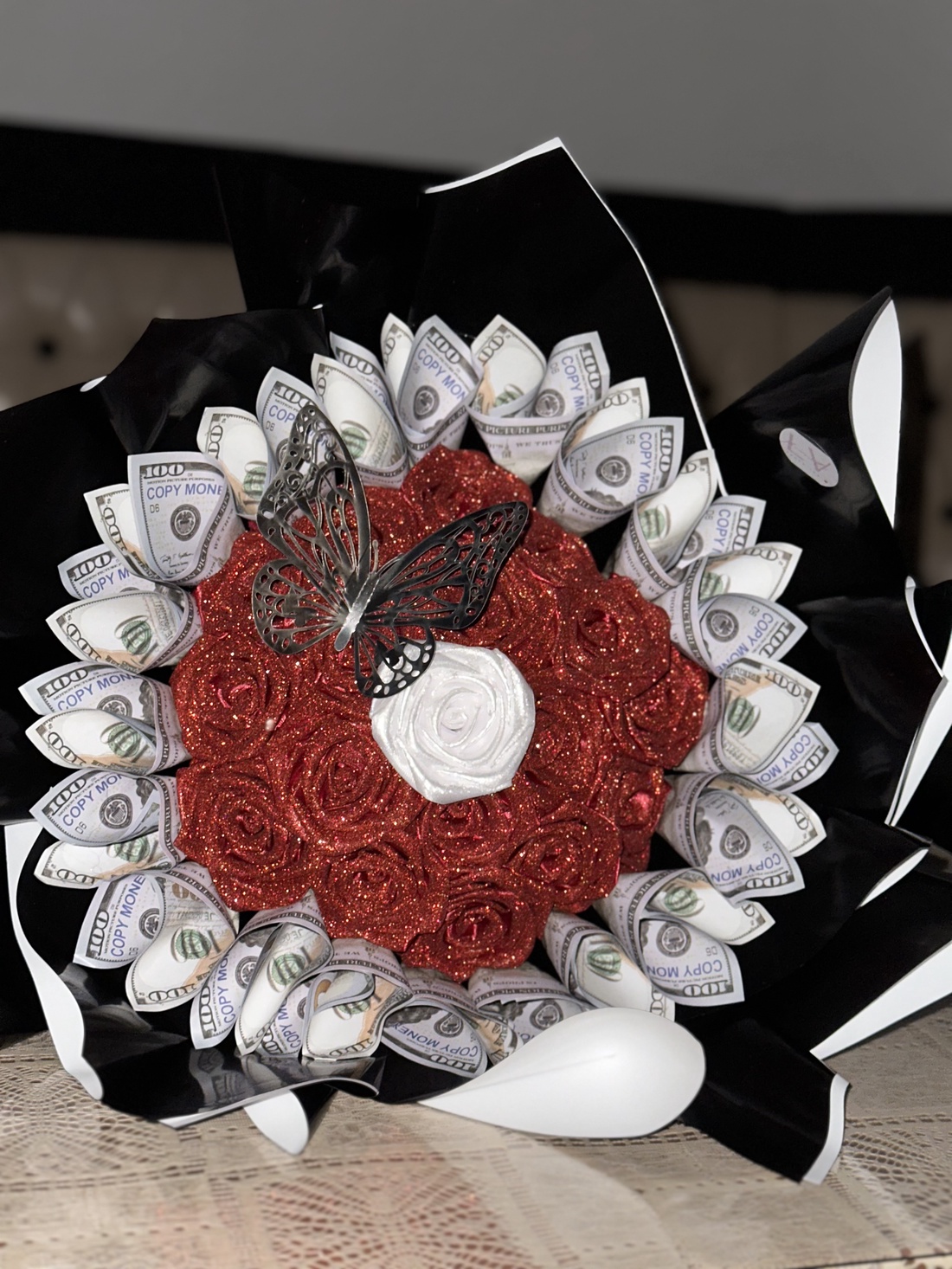 Buchet trandafiri de satin  - casă & stil de viață - decorațiuni de casă - accesorii florale - buchete de flori - Artynos.ro