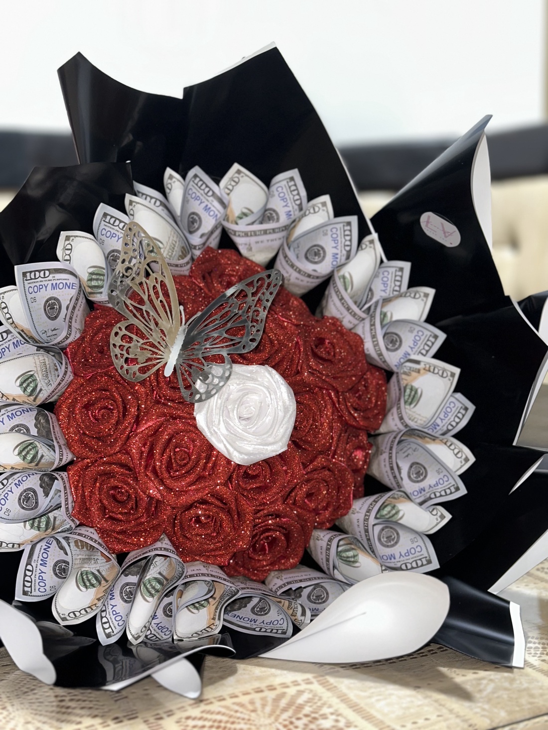 Buchet trandafiri de satin  - casă & stil de viață - decorațiuni de casă - accesorii florale - buchete de flori - Artynos.ro