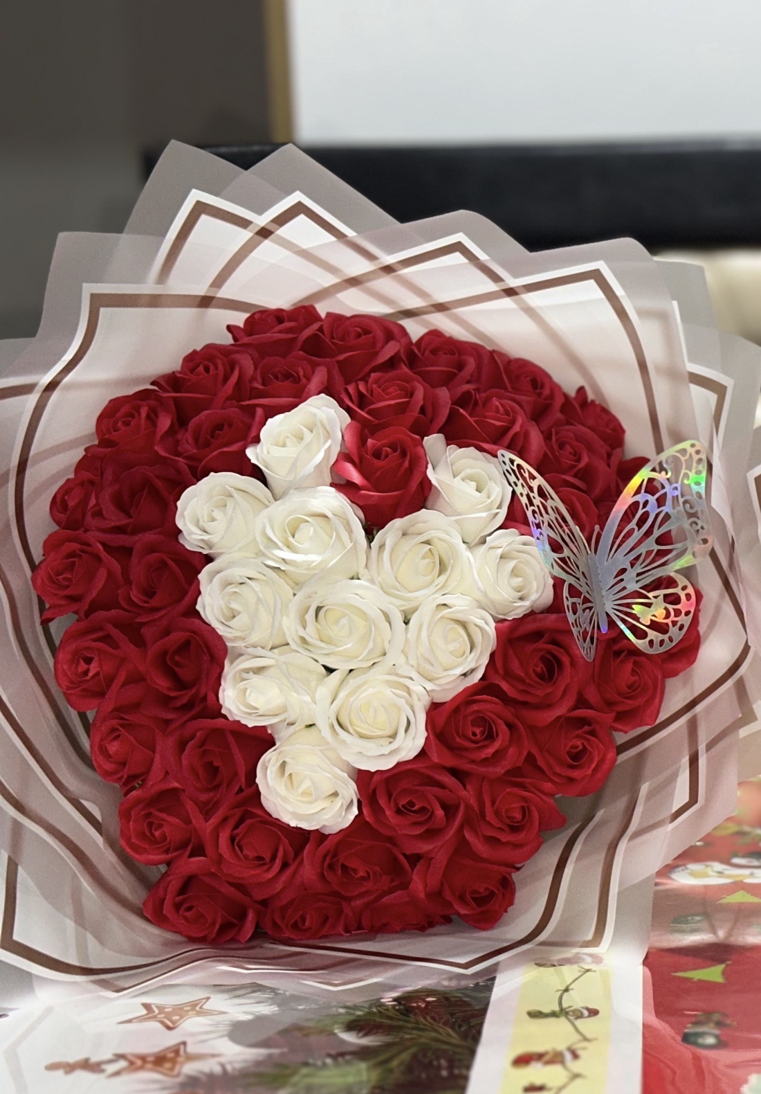 Buchet inima  - casă & stil de viață - decorațiuni de casă - accesorii florale - buchete de flori - Artynos.ro