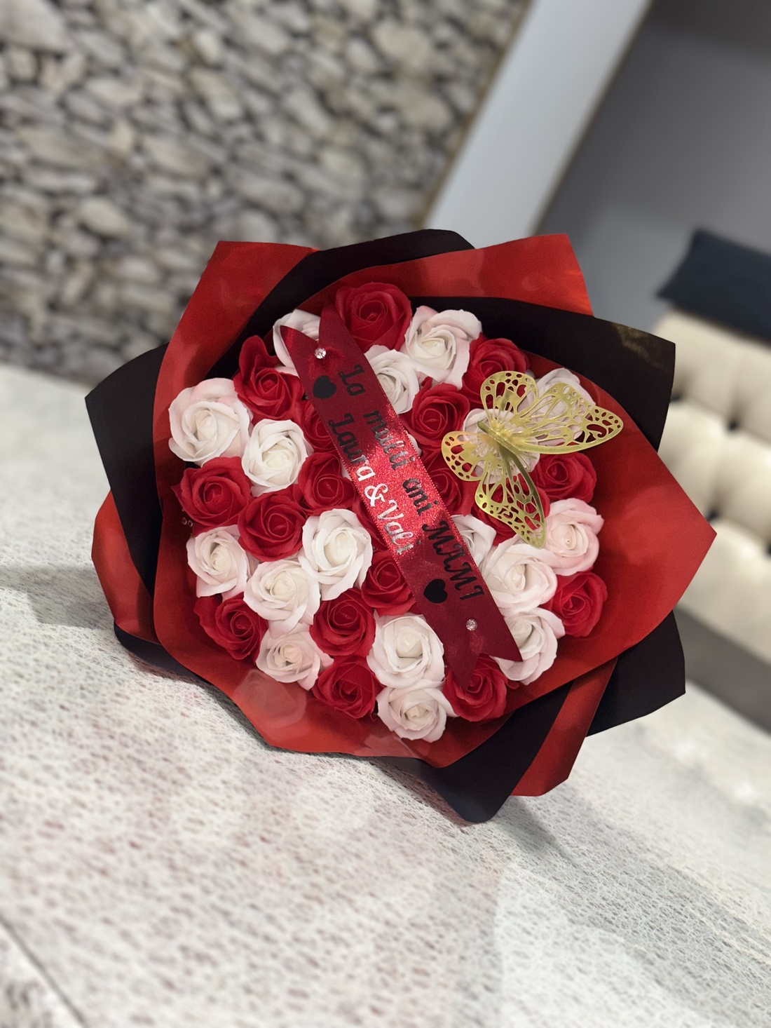 Buchet trandafiri de sapun - accessorii și unelte - accesorii decorative - alte accesorii - Artynos.ro