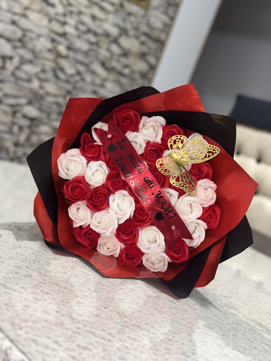 Buchet trandafiri de sapun - accessorii și unelte - accesorii decorative - alte accesorii - Artynos.ro