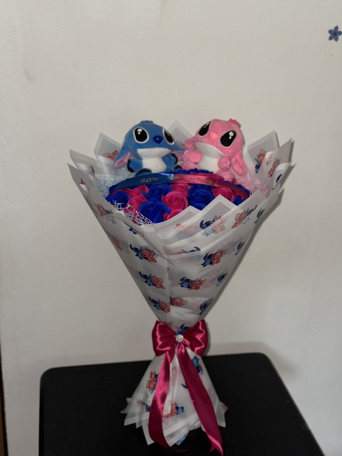 Buchet gender reveal  - accessorii și unelte - accesorii decorative - alte accesorii - Artynos.ro