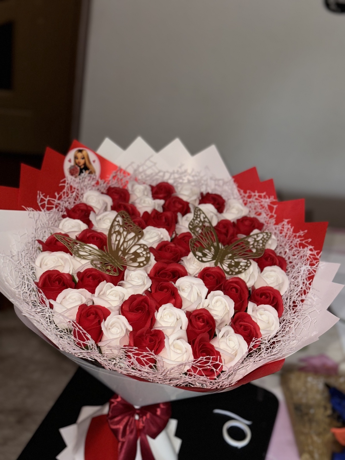 Buchet trandafiri săpun  - accesorii și unelte - accesorii decorative - alte accesorii - Artynos.ro