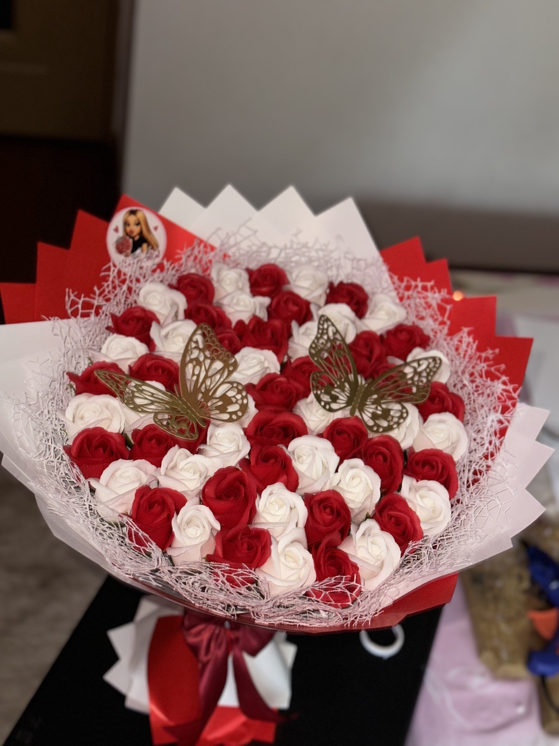 Buchet trandafiri săpun  - accesorii și unelte - accesorii decorative - alte accesorii - Artynos.ro