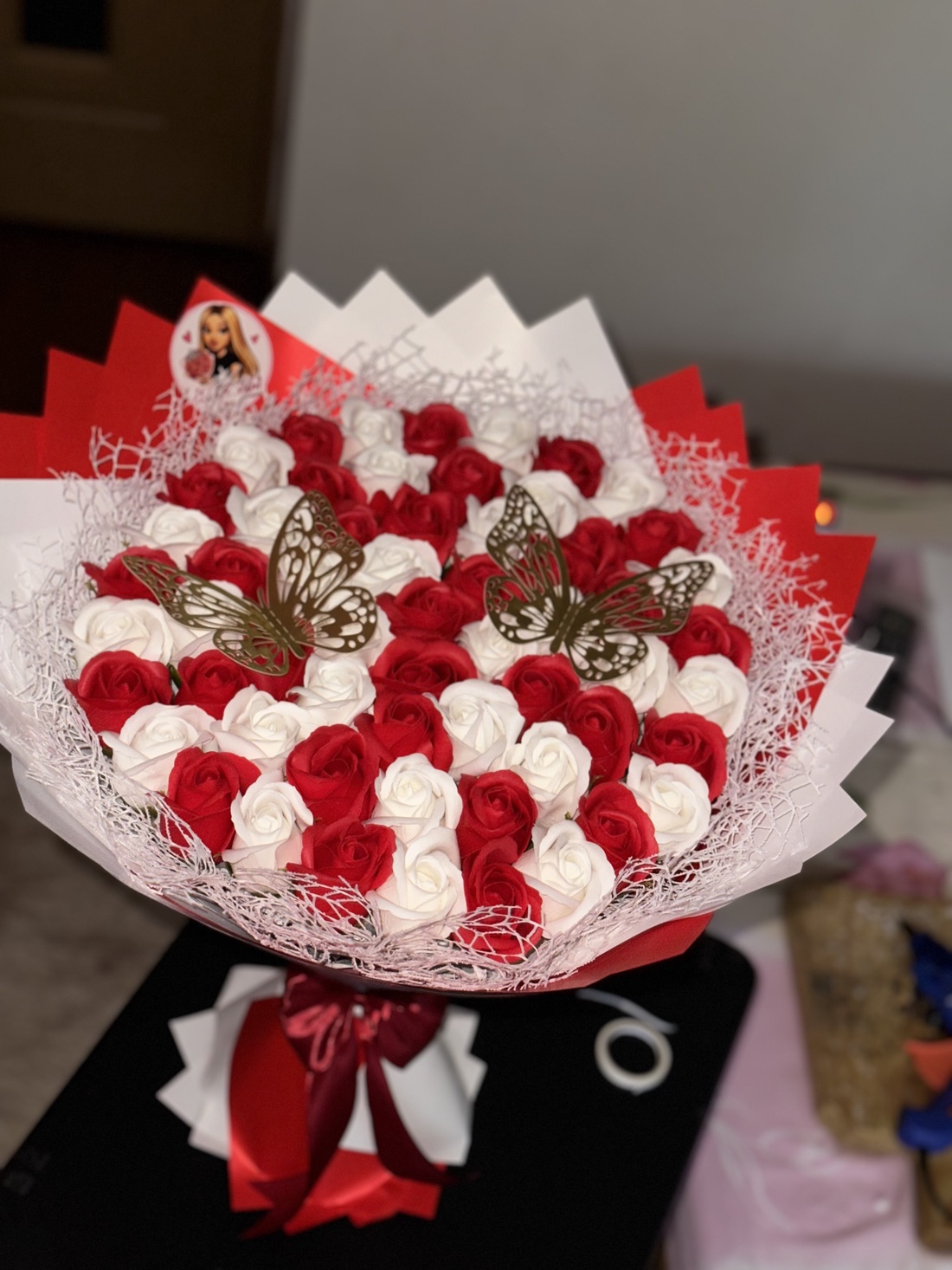 Buchet trandafiri săpun  - accesorii și unelte - accesorii decorative - alte accesorii - Artynos.ro