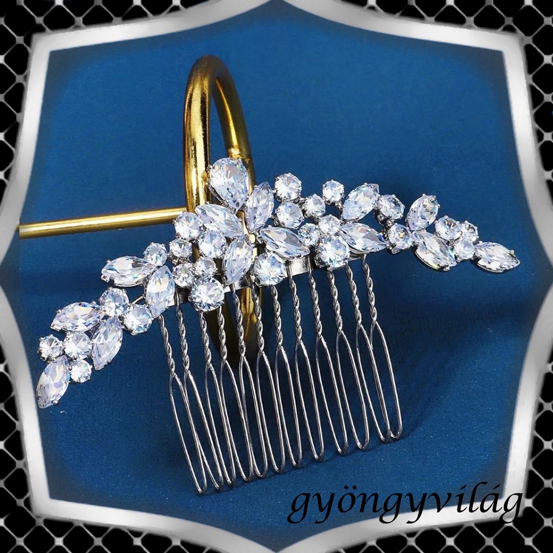 Bijuterii, ornamente de păr, catarame de păr: nuntă, mireasă, ornamente de păr casual ES-H-FÉM11e - accesorii nuntă - ornamente de păr de nuntă - ornamente de păr mireasă - Artynos.ro