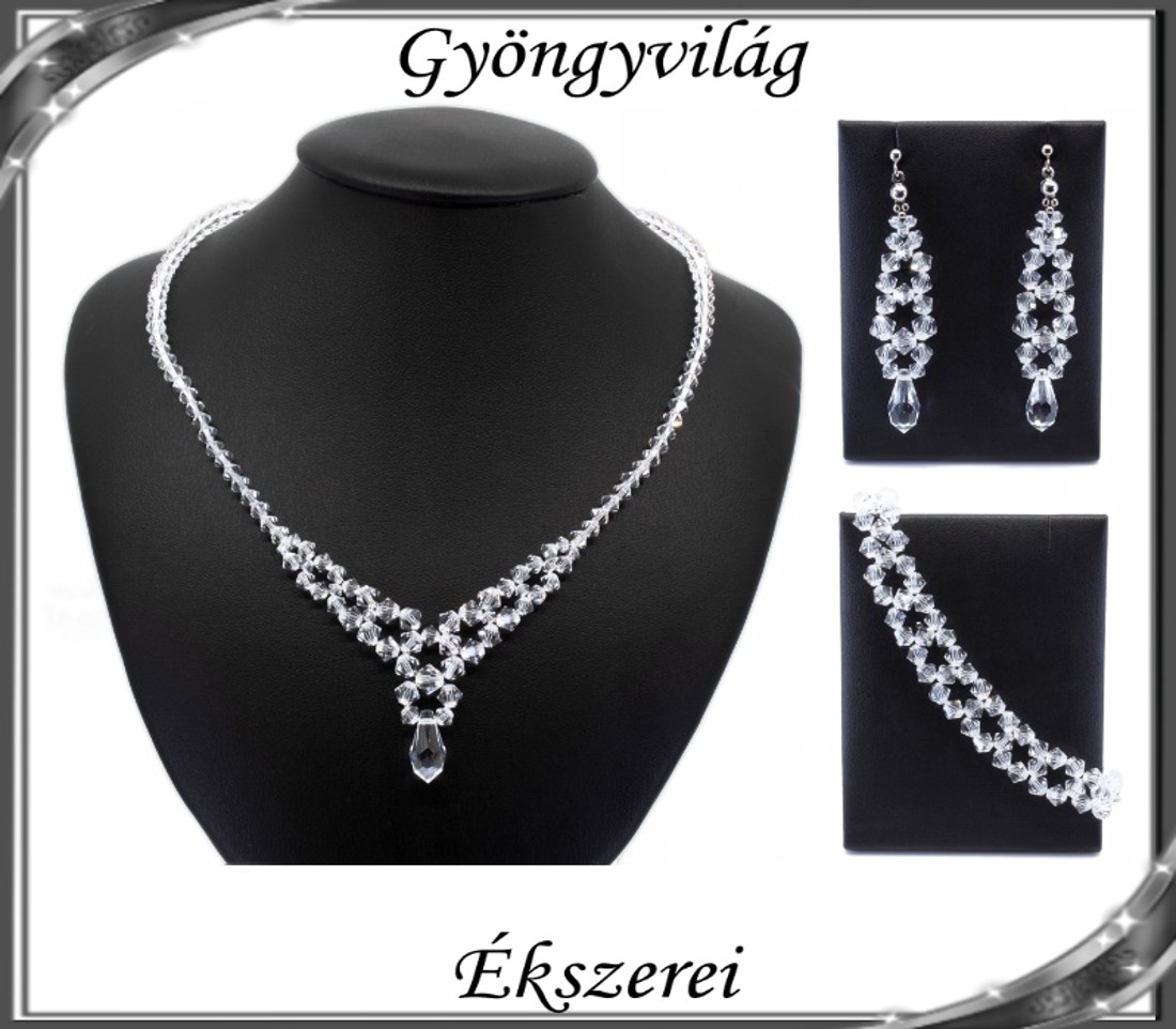 Seturi de bijuterii: nunta, mireasa, set de bijuterii casual, cristale Swarovski SSZ-ESWF 06-1 - - Artynos.ro Seturi de bijuterii: nunta, mireasa, set de bijuterii casual, cristale Swarovski SSZ-ESWF 06-1 - - Artynos.ro