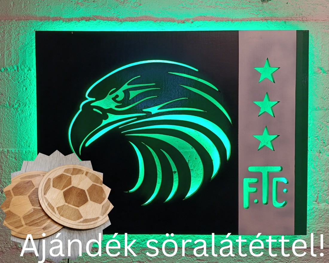 Vulturul Fradi - artă de perete, decorațiuni și iluminare de ambianță într-unul singur, cu un covoraș de bere cadou! -  - Artynos.ro