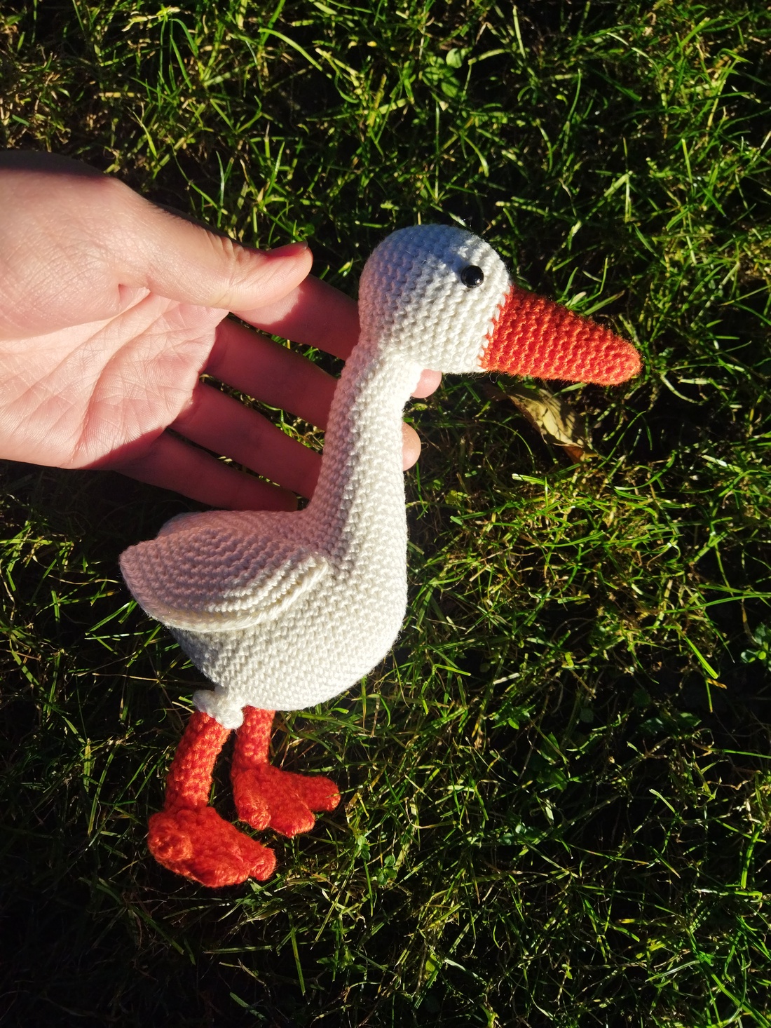 Gâscă croșetată - jucării și echipamente pentru copii - plușuri - figurine de pluș - Artynos.ro