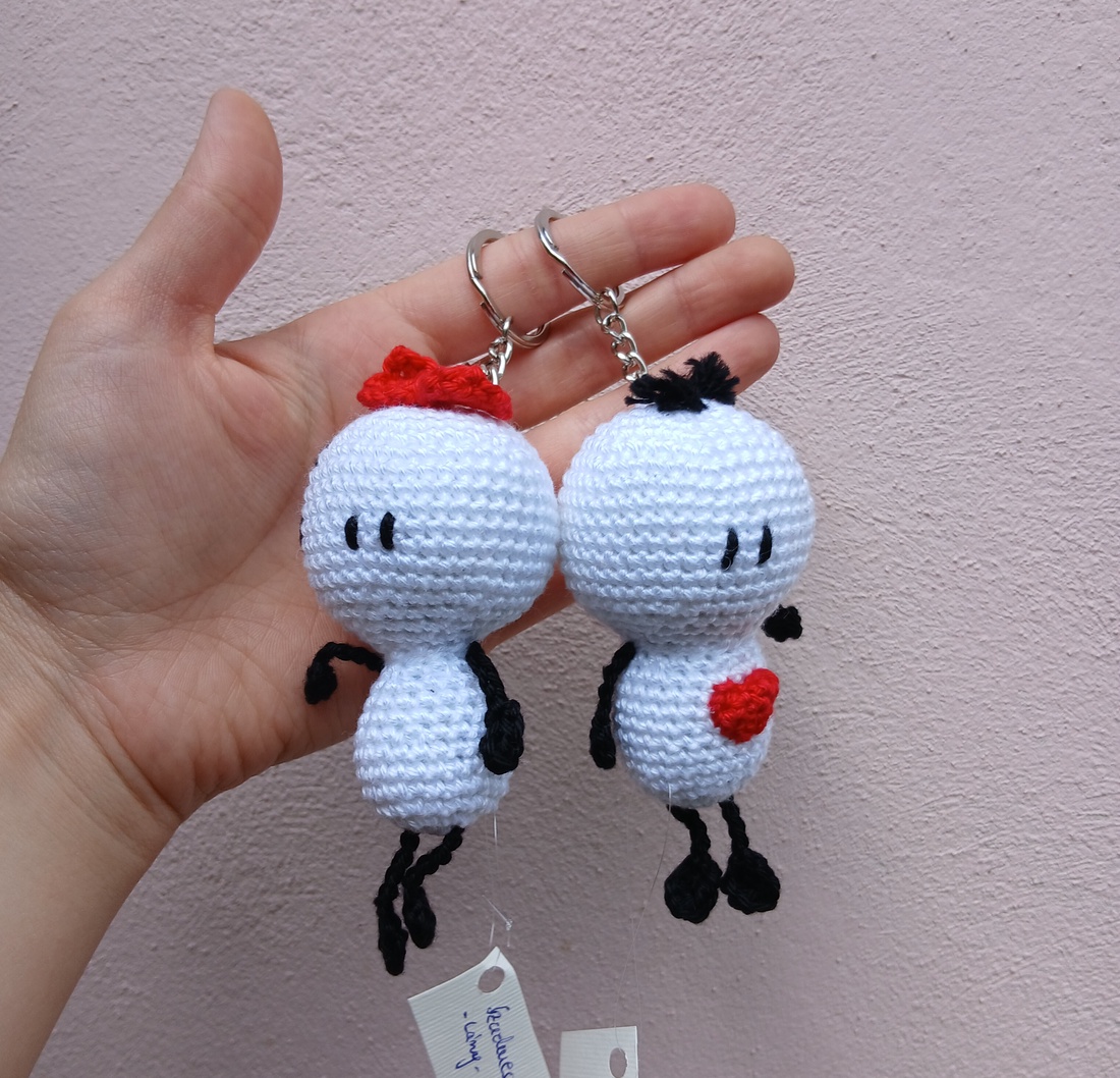 Cuplu indragostit - genți și portofele - accesorii genți - breloc - Artynos.ro