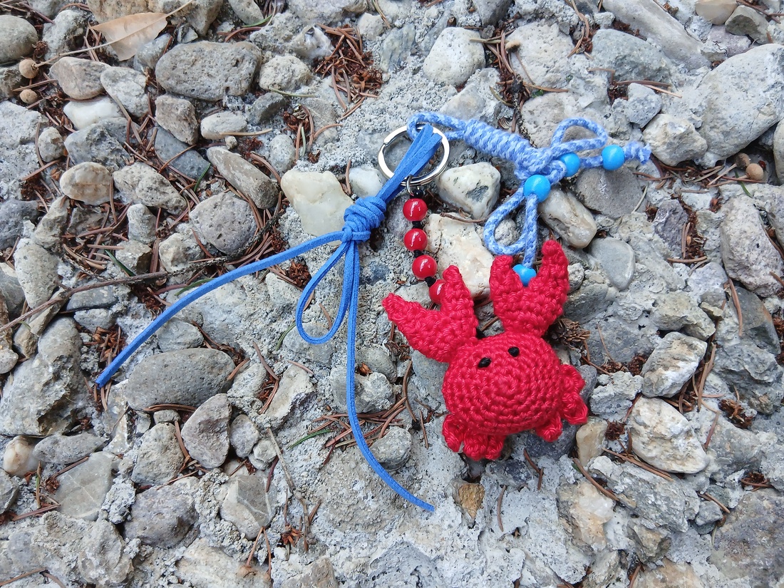 Crab  - genți și portofele - accesorii genți - breloc - Artynos.ro