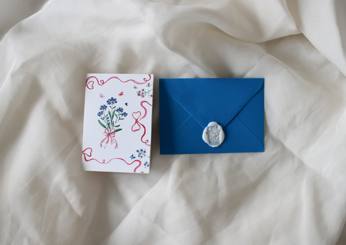 Felicitare cu lalele - elemente pictate manual - casă & stil de viață - papetărie de hârtie - invitații, felicitări - Artynos.ro