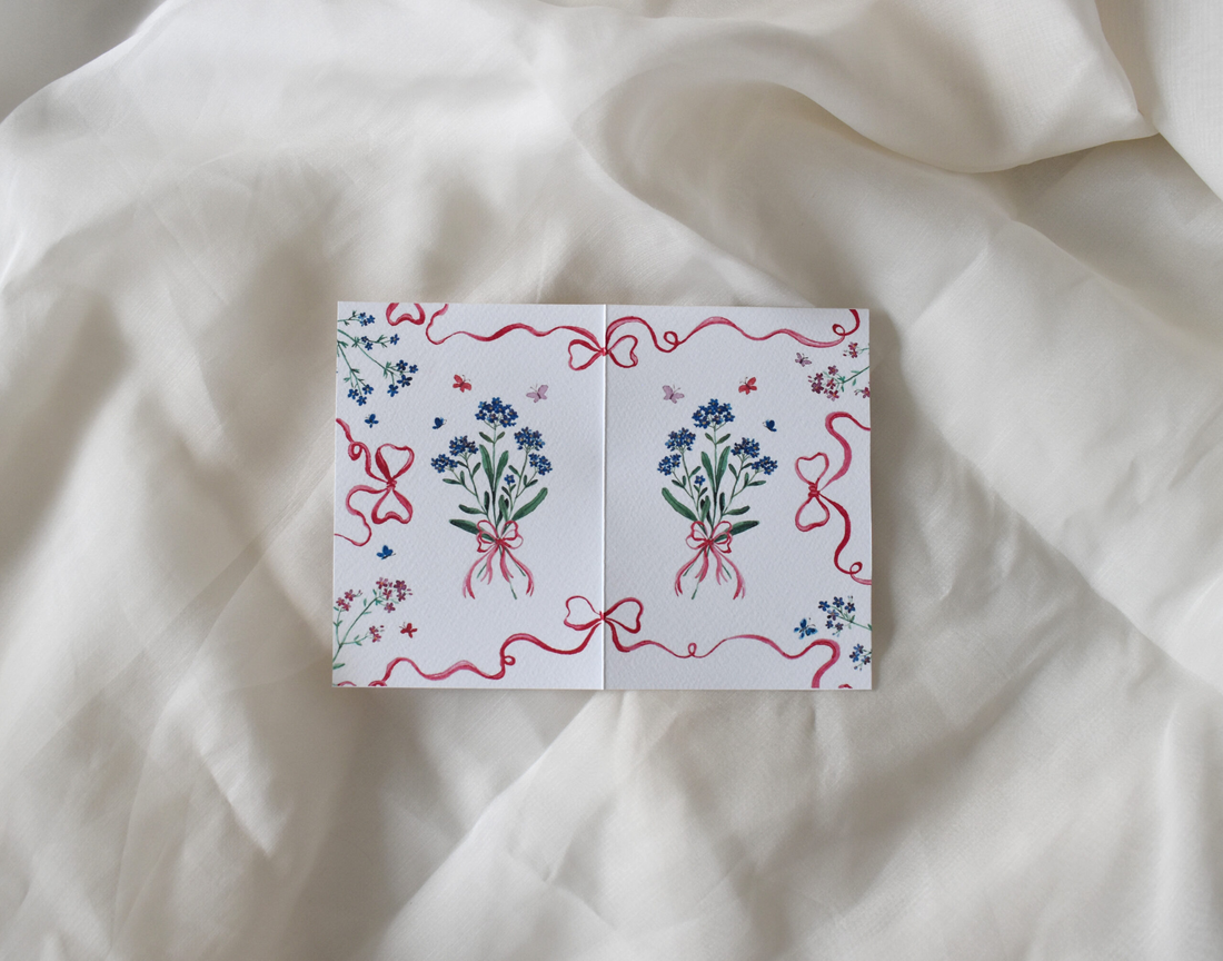 Felicitare cu lalele - elemente pictate manual - casă & stil de viață - papetărie de hârtie - invitații, felicitări - Artynos.ro