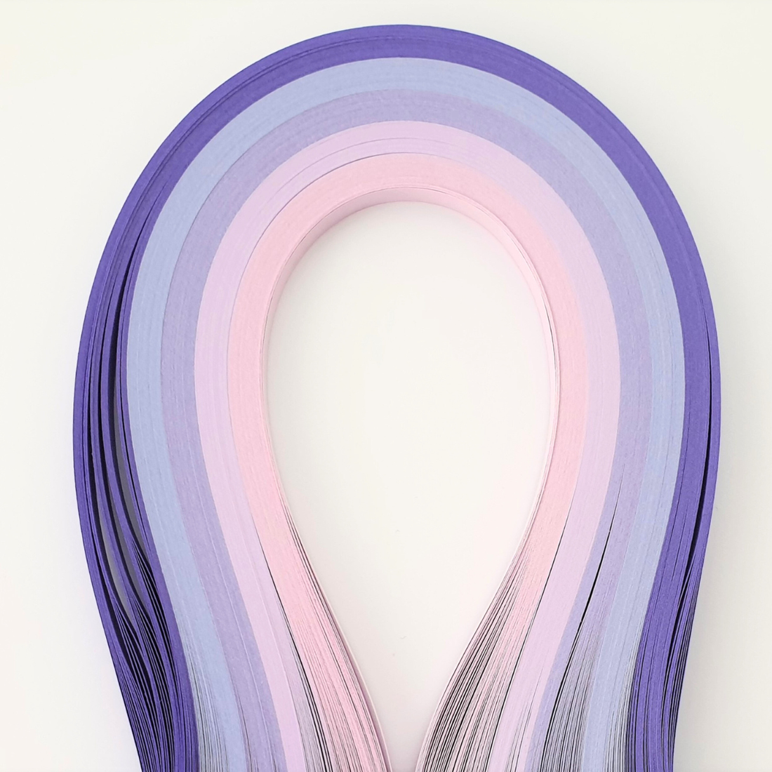 Hartie quilling mov 5 nuante 1 mm/3 mm/5 mm, pentru bijuterii, tablouri, decoratiuni Craciun, A04 - accessorii și unelte - hârtie - alte hârtii - Artynos.ro