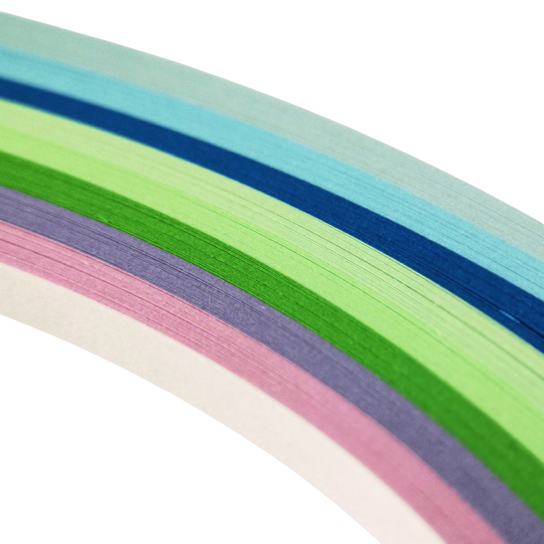 Livrare gratuita - Pachet scoli cu ac inclus - hartie quilling colectie de 8 culori reci -  latime 1 mm/3 mm/5 mm - pent - accessorii și unelte - hârtie - alte hârtii - Artynos.ro