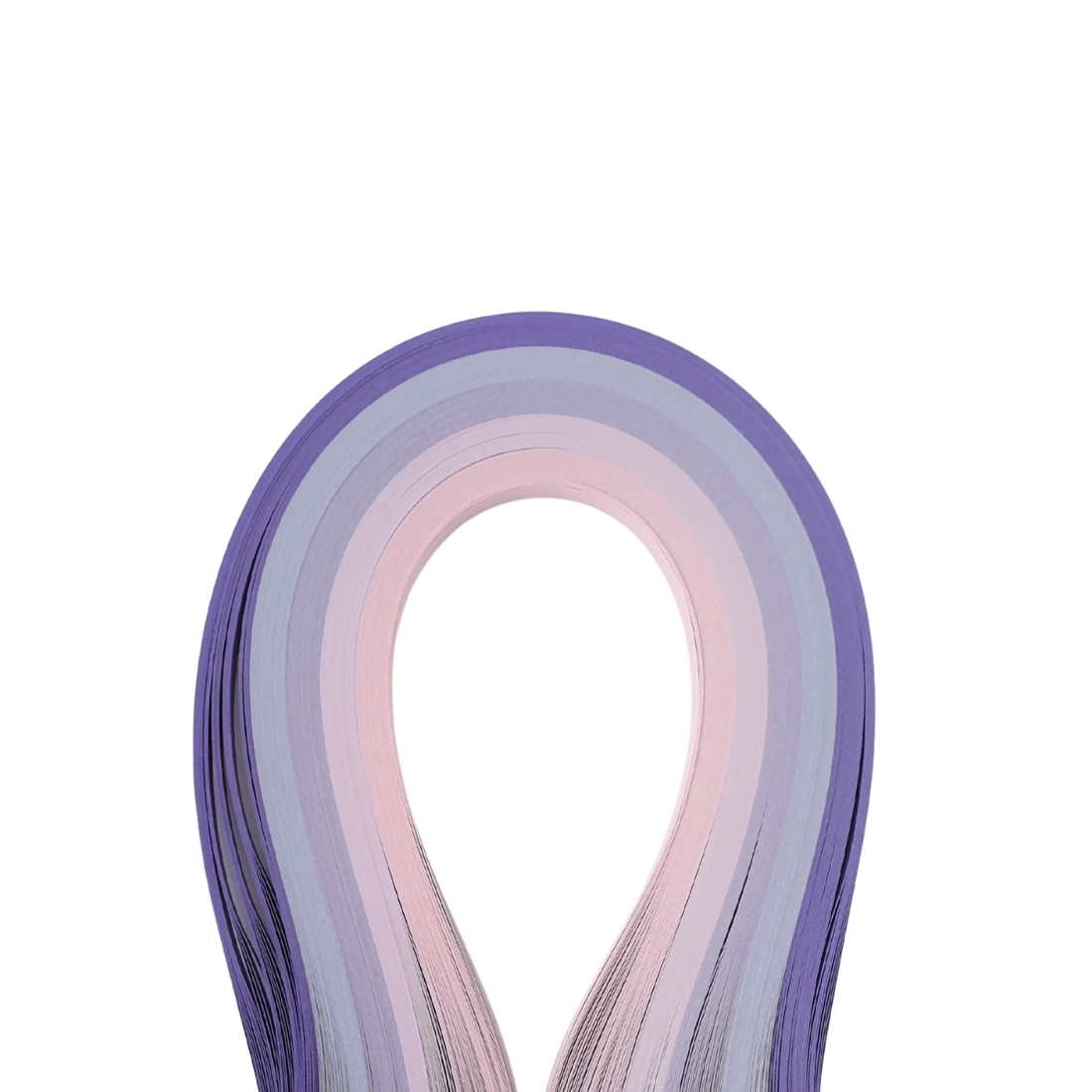 Pachet scoli cu ac inclus - hartie quilling colectie 5 nuante de mov -  latime 1 mm/3 mm/5 mm - pentru 12 elevi - accessorii și unelte - hârtie - alte hârtii - Artynos.ro