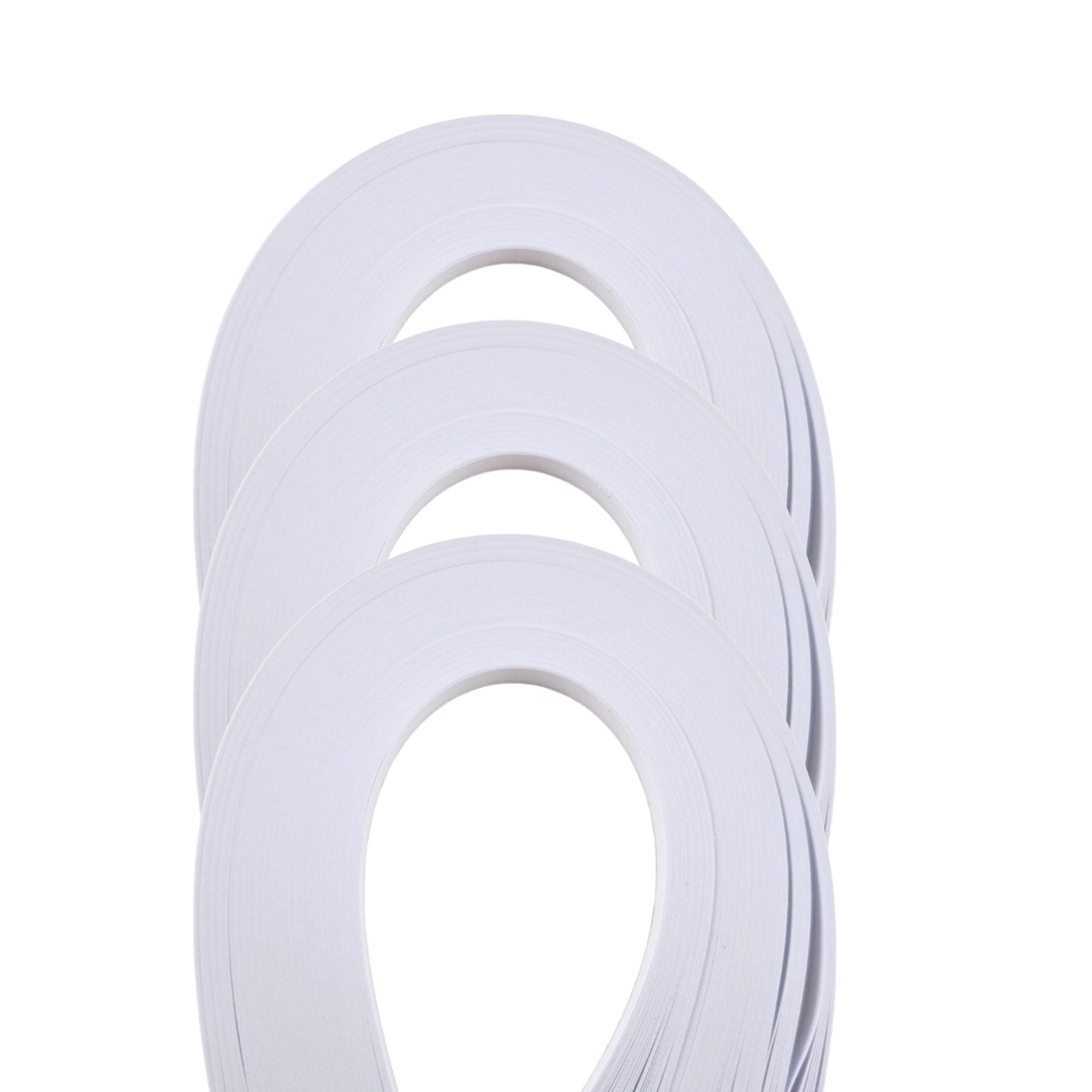 Hartie/carton quilling - Alb 1 mm/3 mm/5 mm, pentru bijuterii, tablouri, decoratiuni, X01 - accessorii și unelte - hârtie - alte hârtii - Artynos.ro