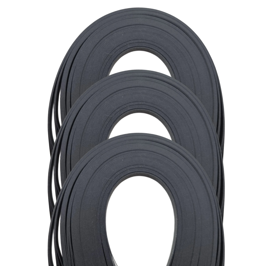 Hartie/carton quilling - Negru 1 mm/3 mm/5 mm, pentru bijuterii, tablouri, decoratiuni Craciun, J46/C91 - accessorii și unelte - hârtie - alte hârtii - Artynos.ro