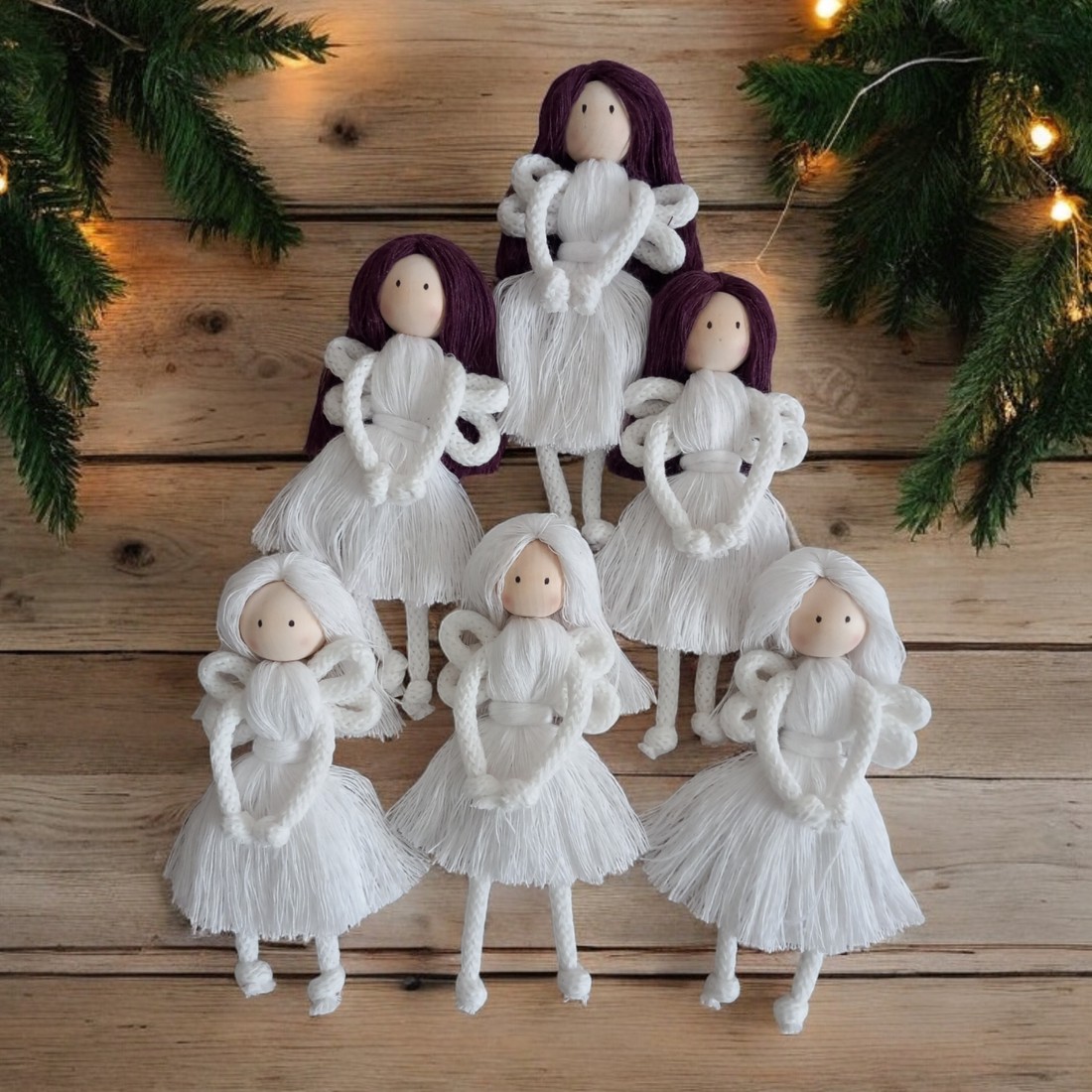 Înger macramé într-un set -  - Artynos.ro