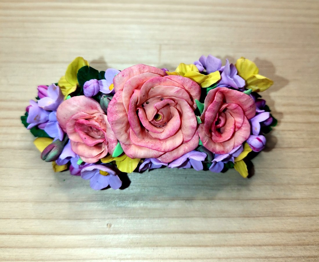Stray Flowers Hairpin Decorațiuni pentru femei 8 cm lungime 8 mm înălțime - - Artynos.ro Stray Flowers Hairpin Decorațiuni pentru femei 8 cm lungime 8 mm înălțime - - Artynos.ro