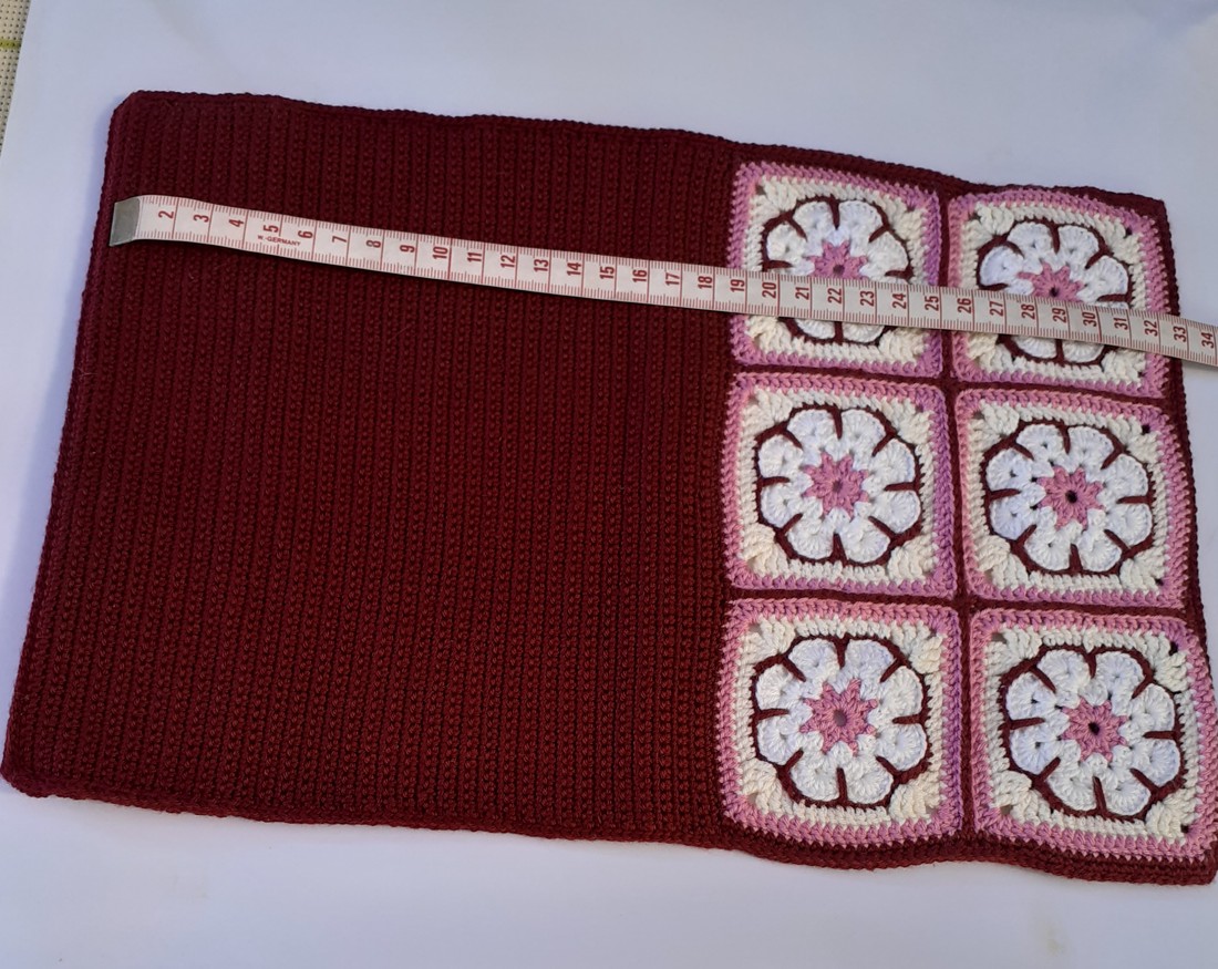 Set capac de carte croșetat 100% microfibră acrilic fire capac de carte + marcaj croșetat floare -  - Artynos.ro